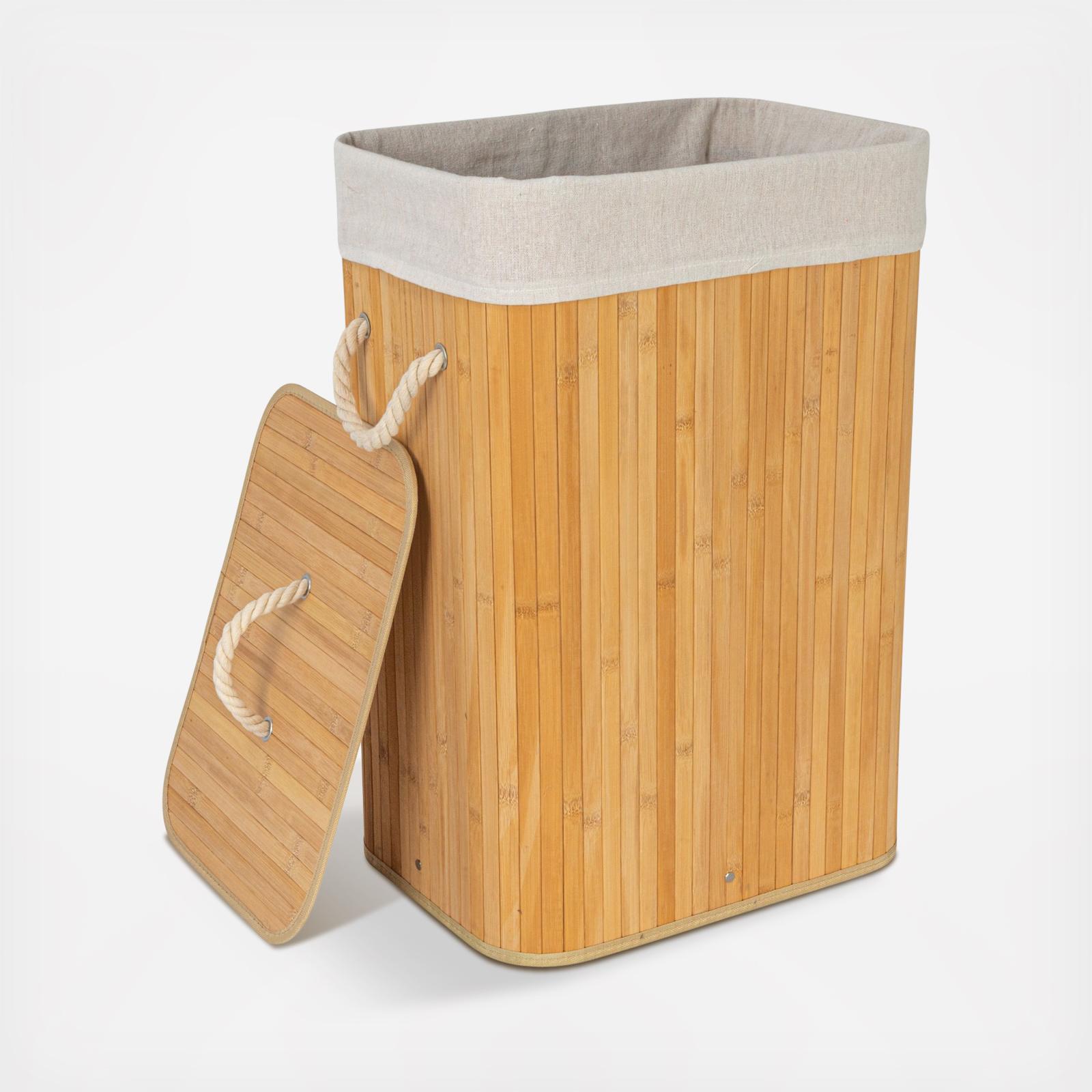 Bamboo Laundry 19-Gallon Hamper with Rope Handle 7 Bamboo Laundry 19-Gallon Hamper with Rope Handle
