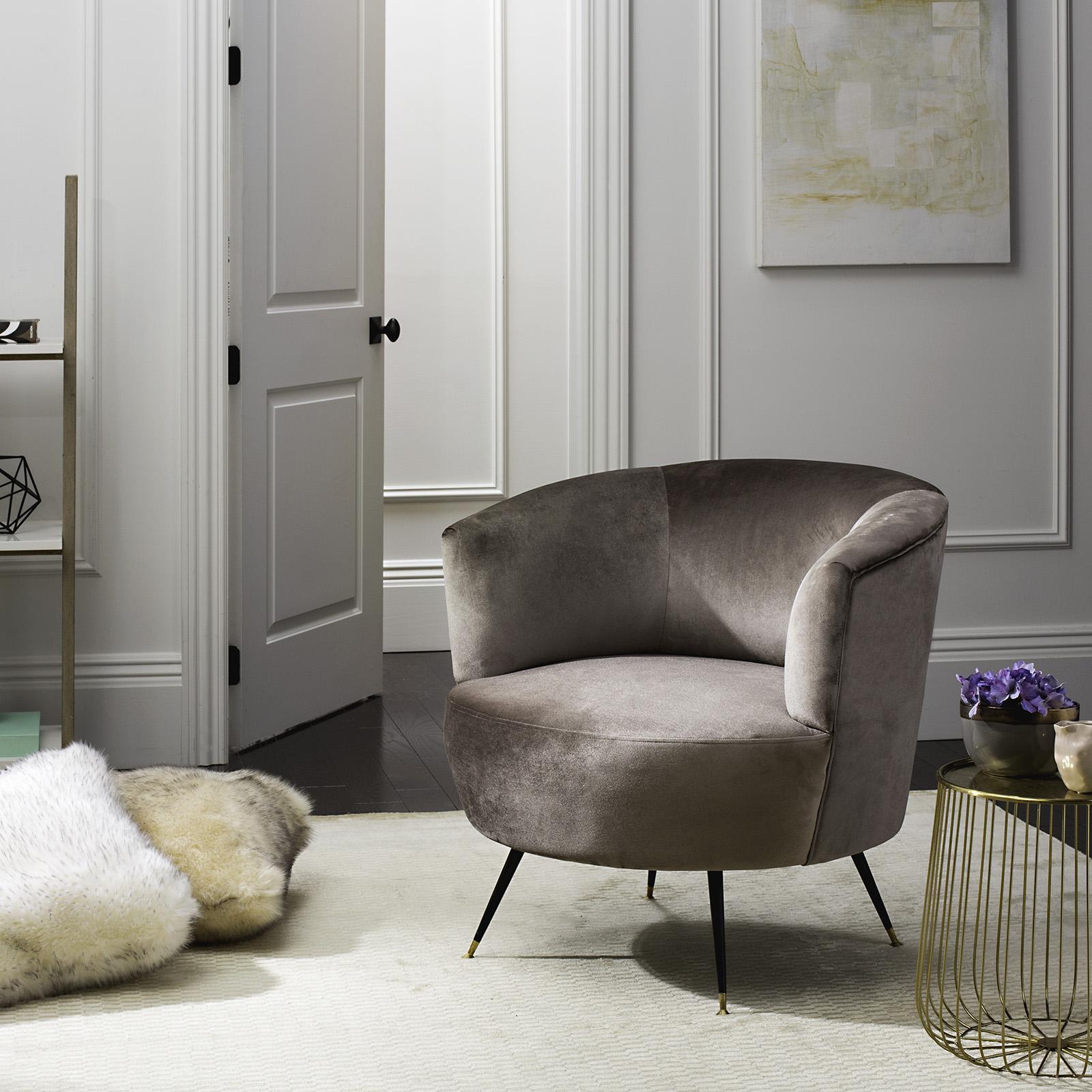 Arlette Velvet Retro Accent Chair 16 Arlette Velvet Retro Accent Chair