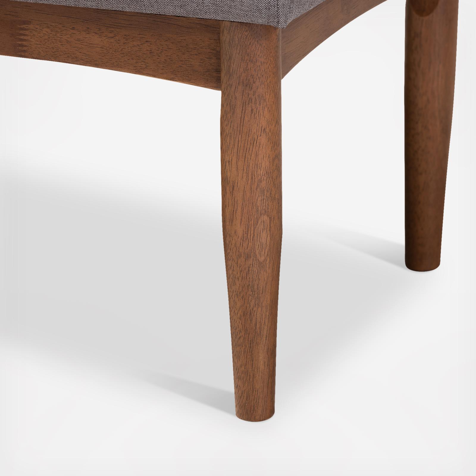 Arvid Mid-Century Modern Upholstered Dining Bench 3 Arvid Mid-Century Modern Upholstered Dining Bench