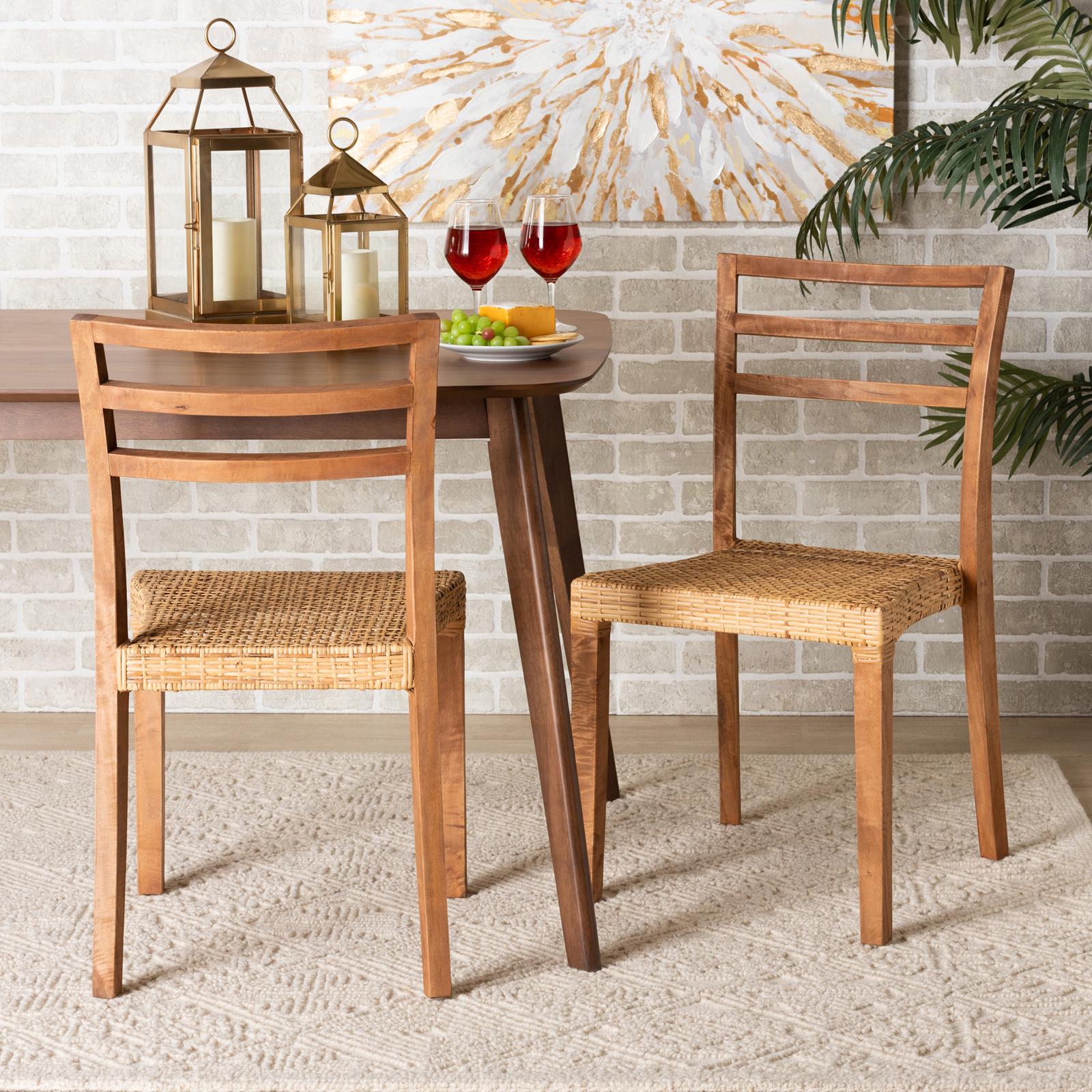 Arthur Mid-Century Modern Dining Chair, Set of 2
