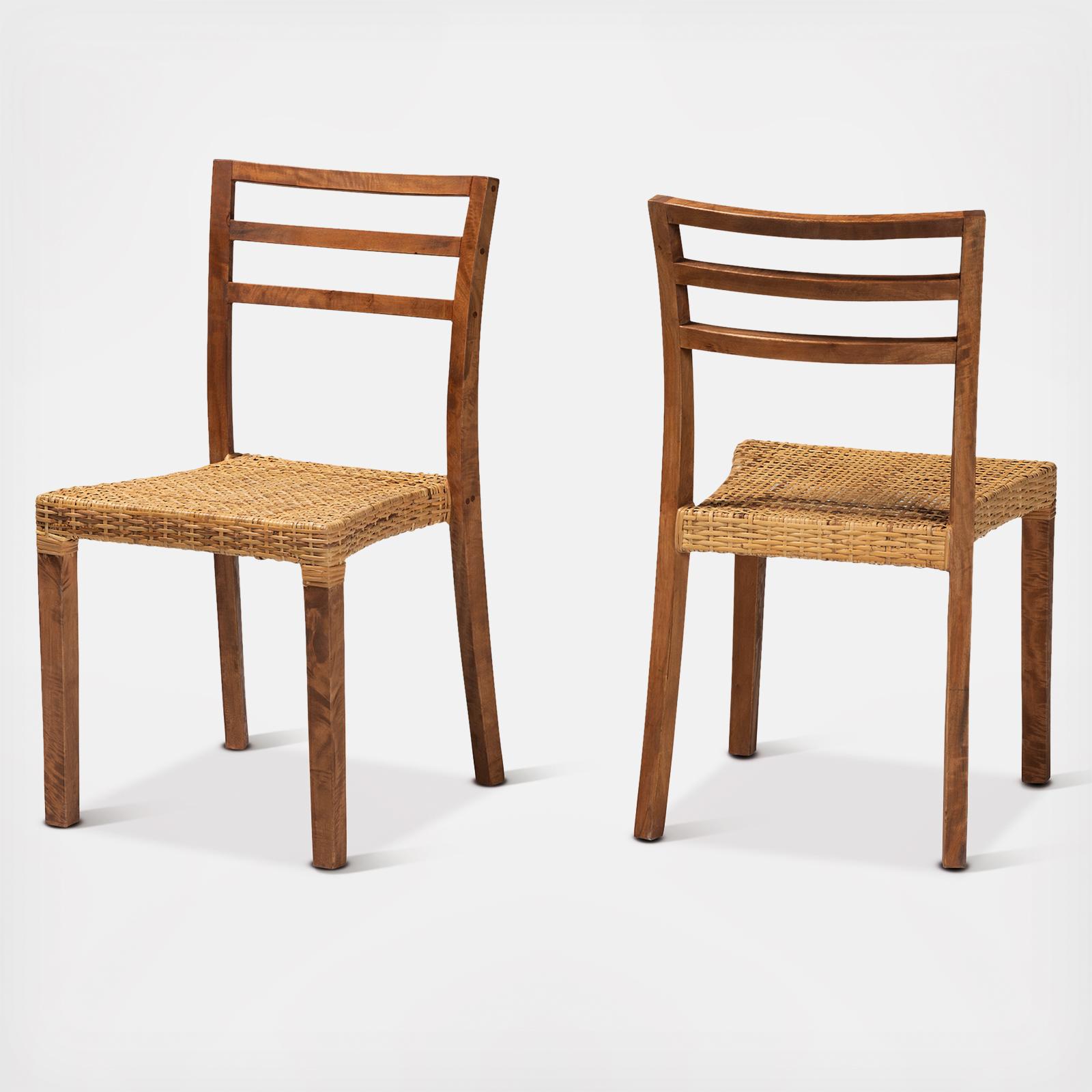 Arthur Mid-Century Modern Dining Chair, Set of 2