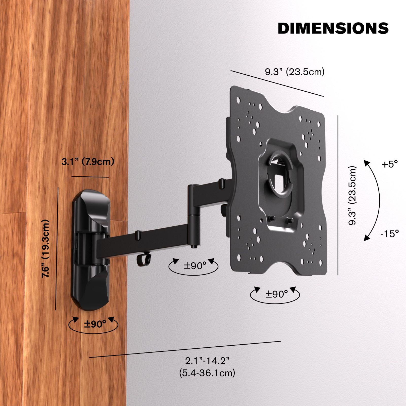Articulating Wall Mount for 17”- 42” TVs 6 Articulating Wall Mount for 17”- 42” TVs