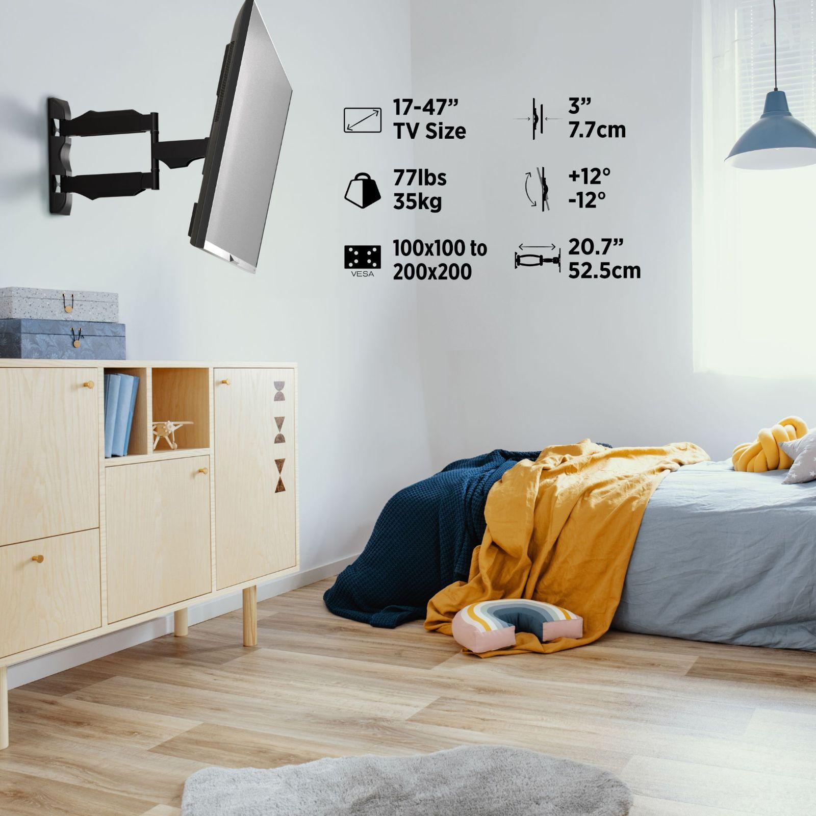 Articulating Wall Mount for 17”- 48” TVs