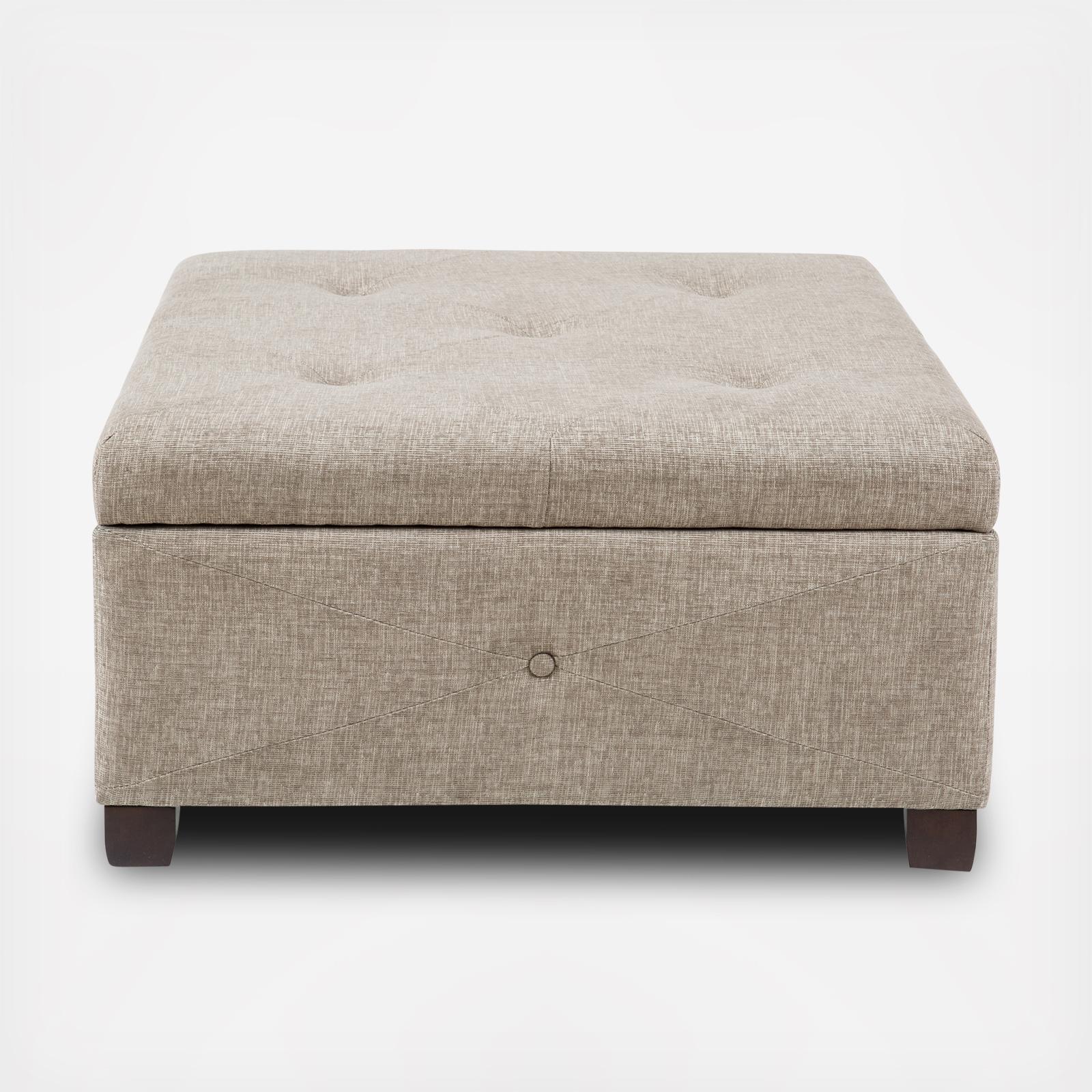 Aspen Button Tufted Storage Ottoman 3 Aspen Button Tufted Storage Ottoman