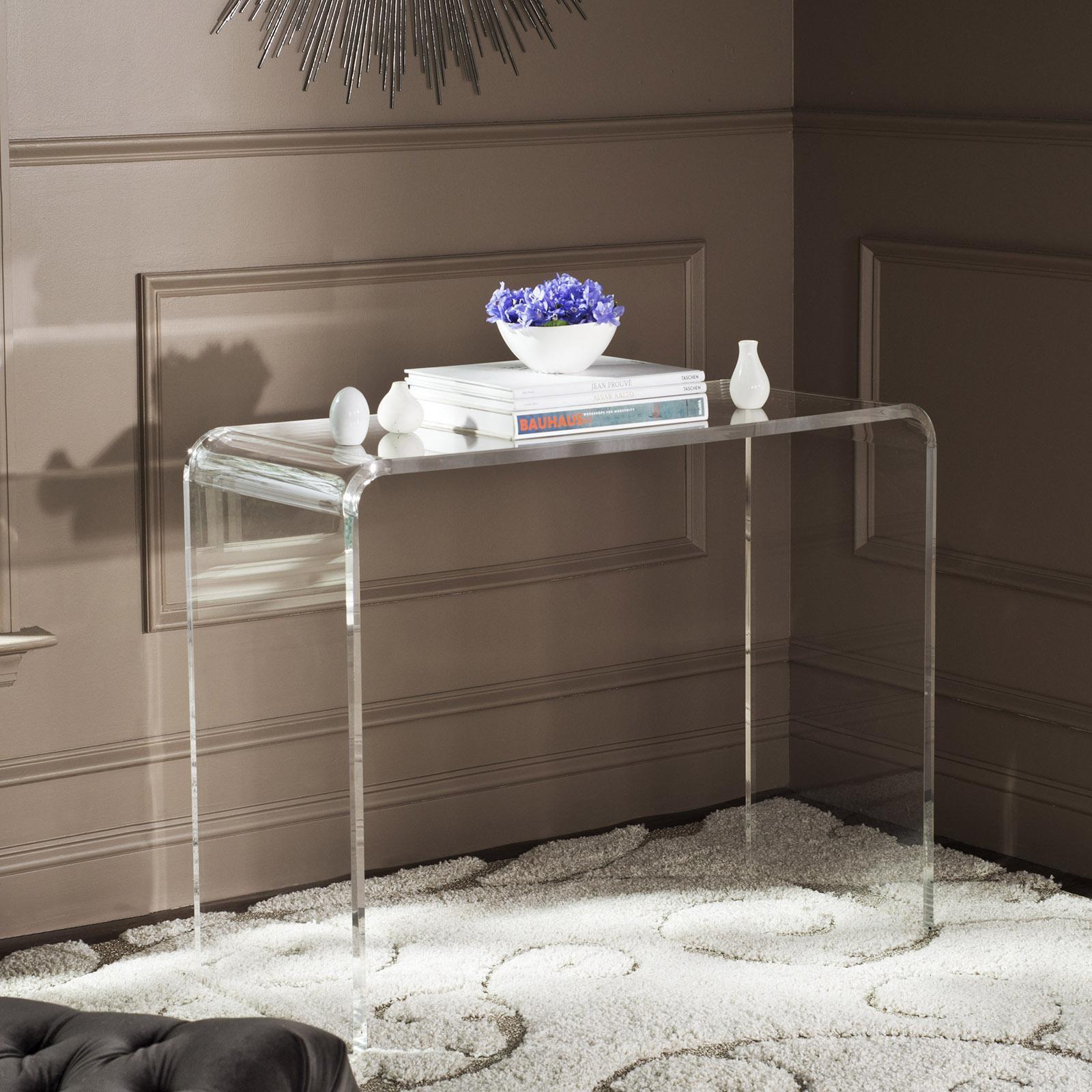 Atka Acrylic Console Table 7 Atka Acrylic Console Table