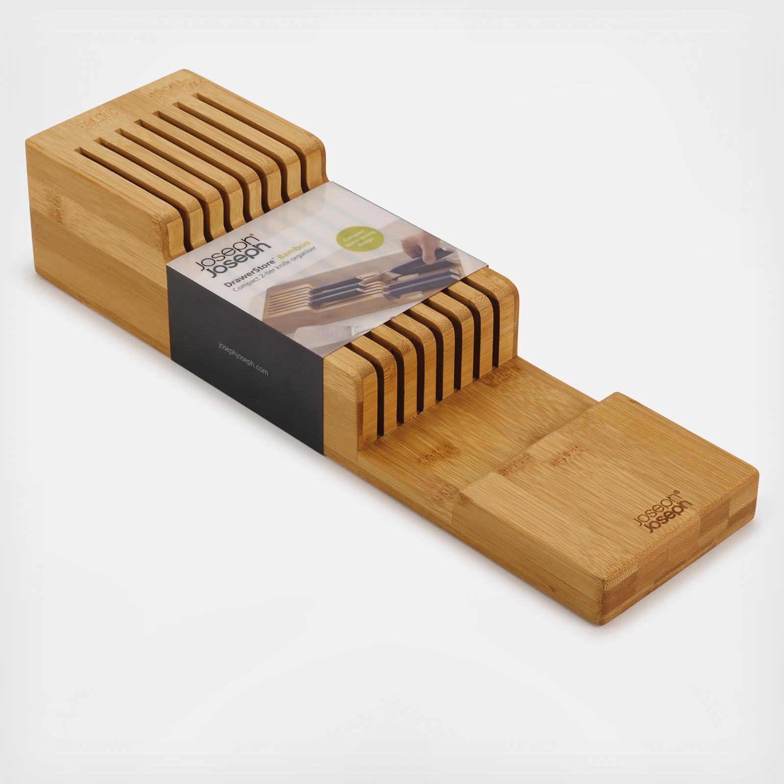 DrawerStore Bamboo 2-tier Knife organizer 6 DrawerStore Bamboo 2-tier Knife organizer