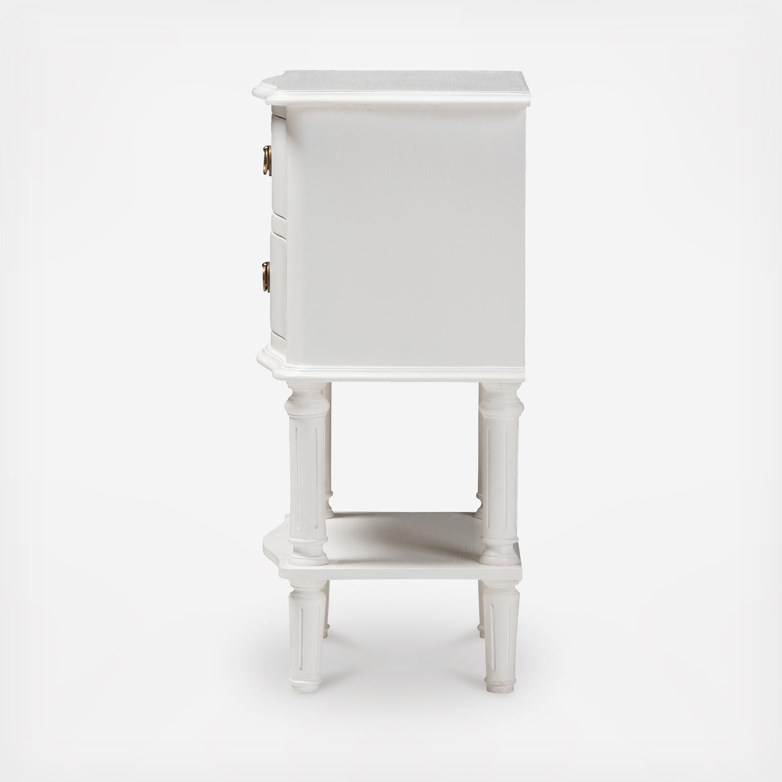Audrey 2-Drawer Nightstand 2 Audrey 2-Drawer Nightstand