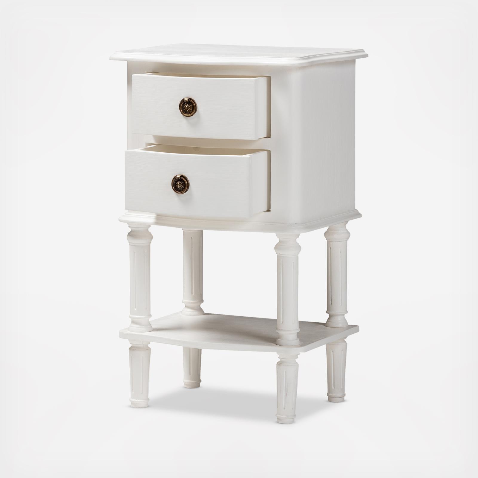 Audrey 2-Drawer Nightstand 6 Audrey 2-Drawer Nightstand
