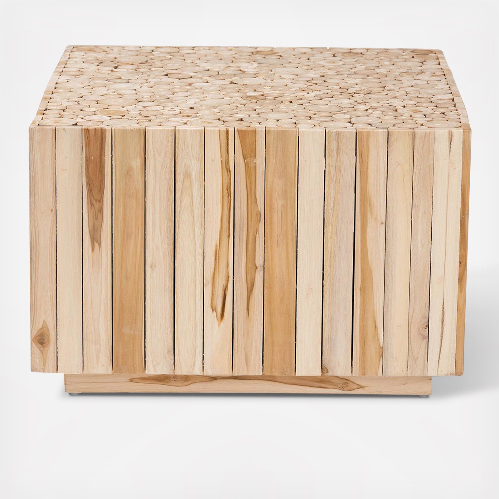 Augusta Bohemian Coffee Table with Unique Repurposed Wood Logs 2 Augusta Bohemian Coffee Table with Unique Repurposed Wood Logs