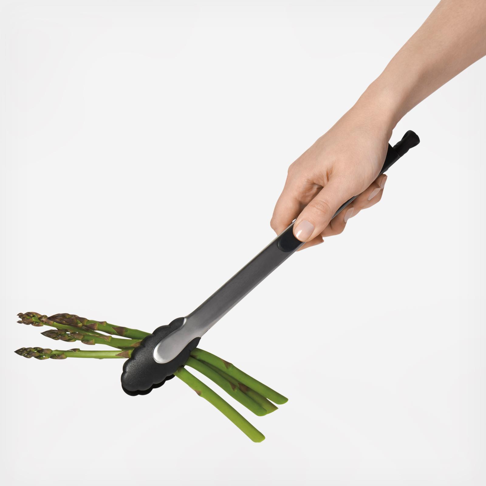 Good Grips Tongs with Nylon Head, Set of 2 12 Good Grips Tongs with Nylon Head, Set of 2