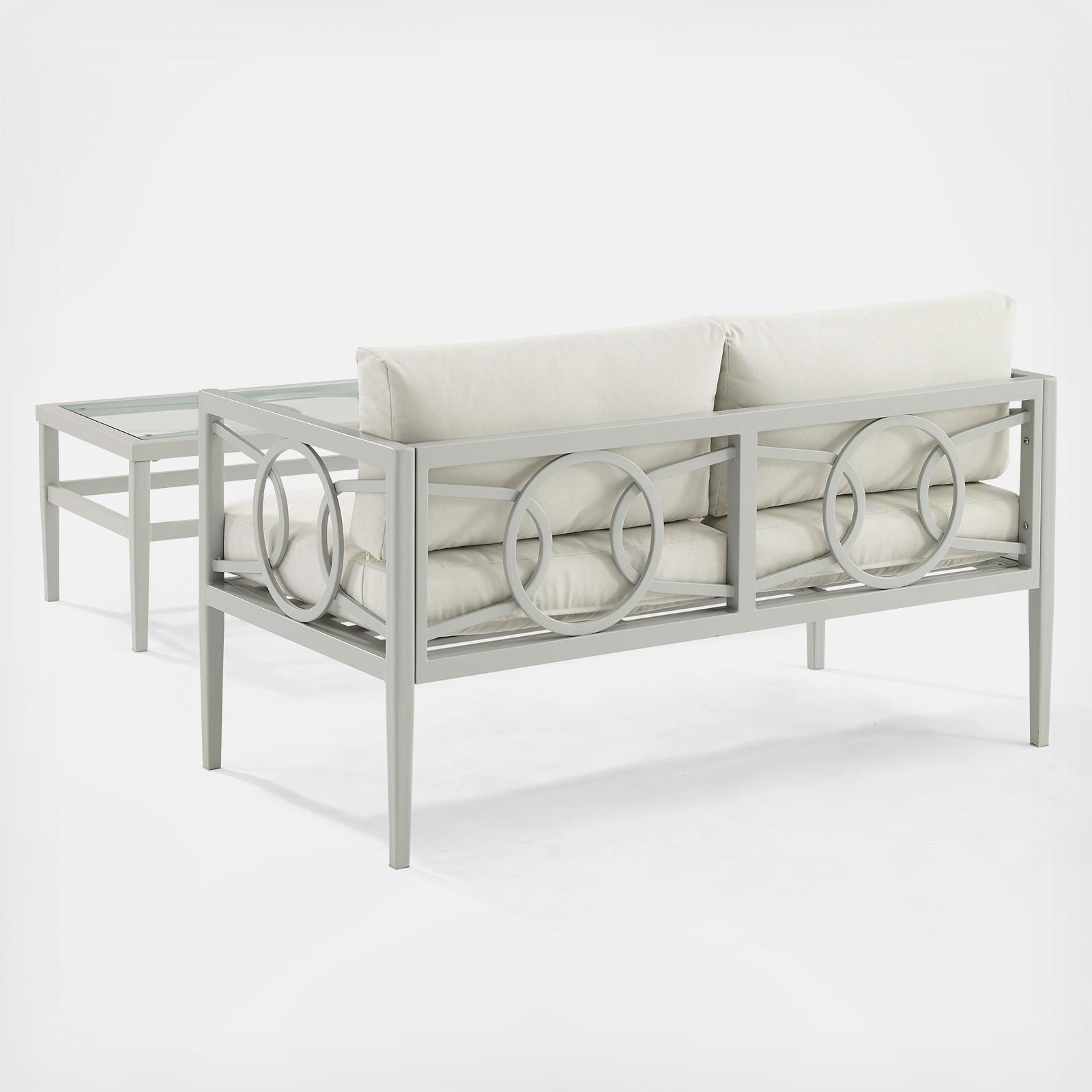 Ashford 2-Piece Outdoor Conversation Set 3 Ashford 2-Piece Outdoor Conversation Set