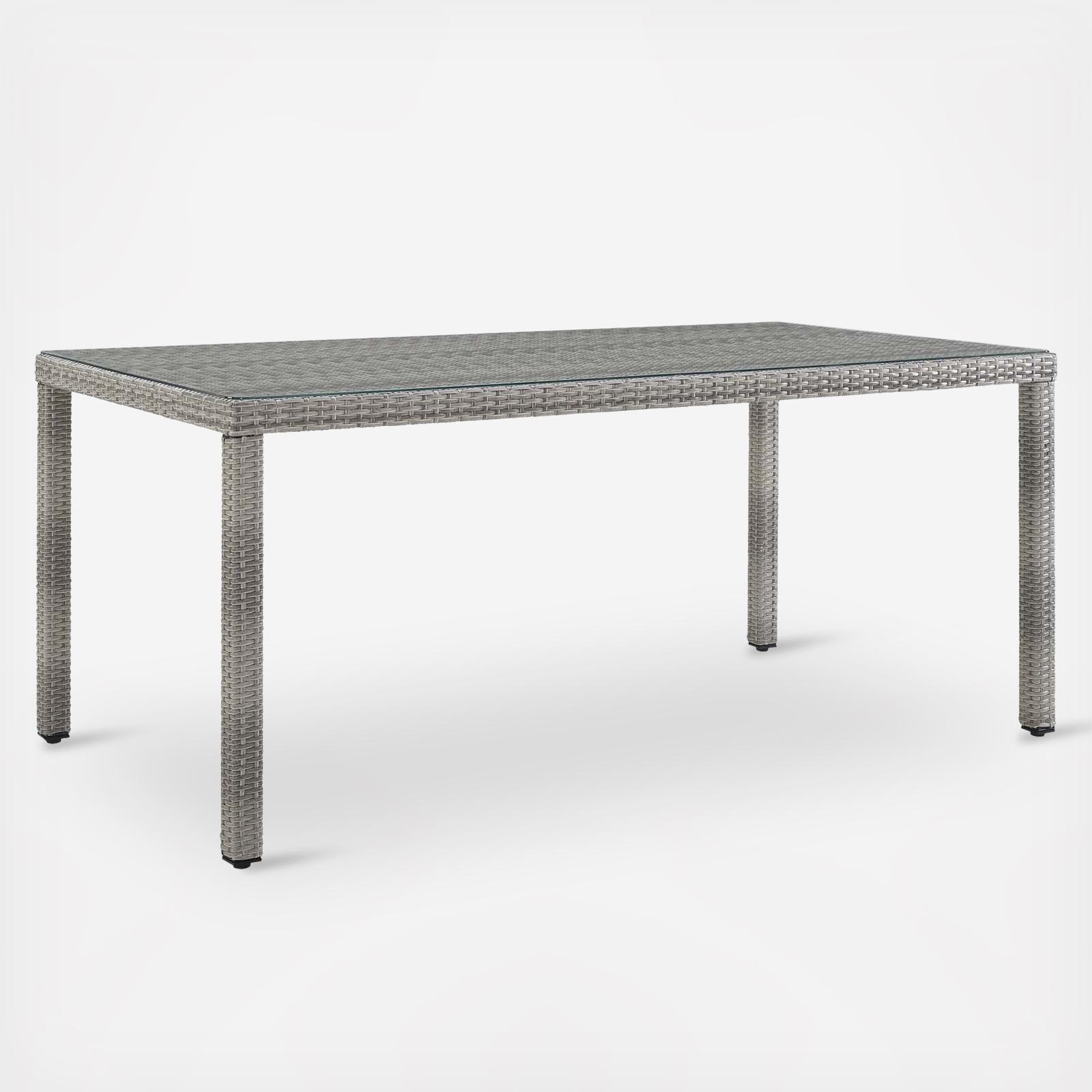 Aura Wicker Rattan Dining Table 17 Aura Wicker Rattan Dining Table