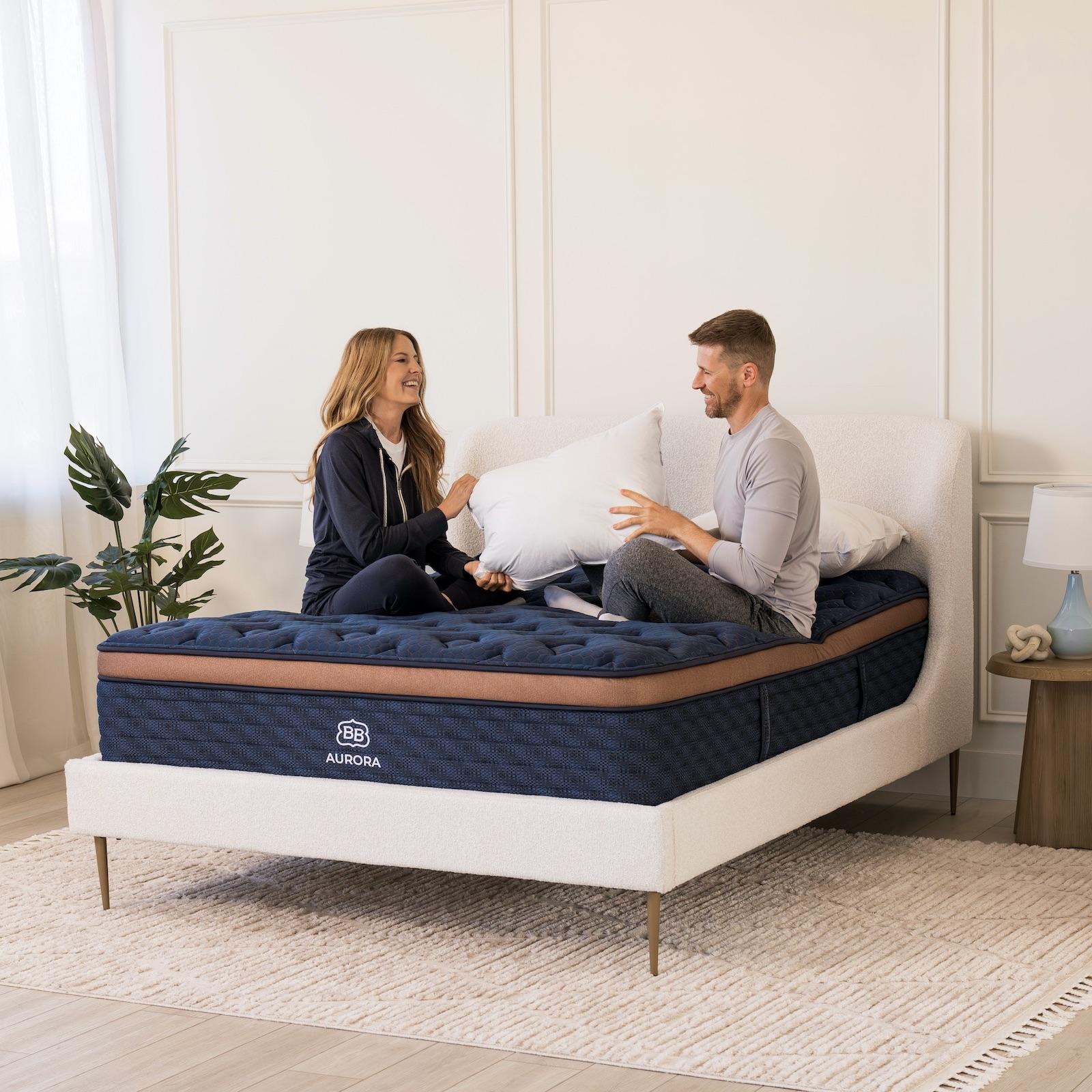 Aurora Luxe Cooling Soft Hybrid Mattress with Cloud Pillow Top 1 Aurora Luxe Cooling Soft Hybrid Mattress with Cloud Pillow Top