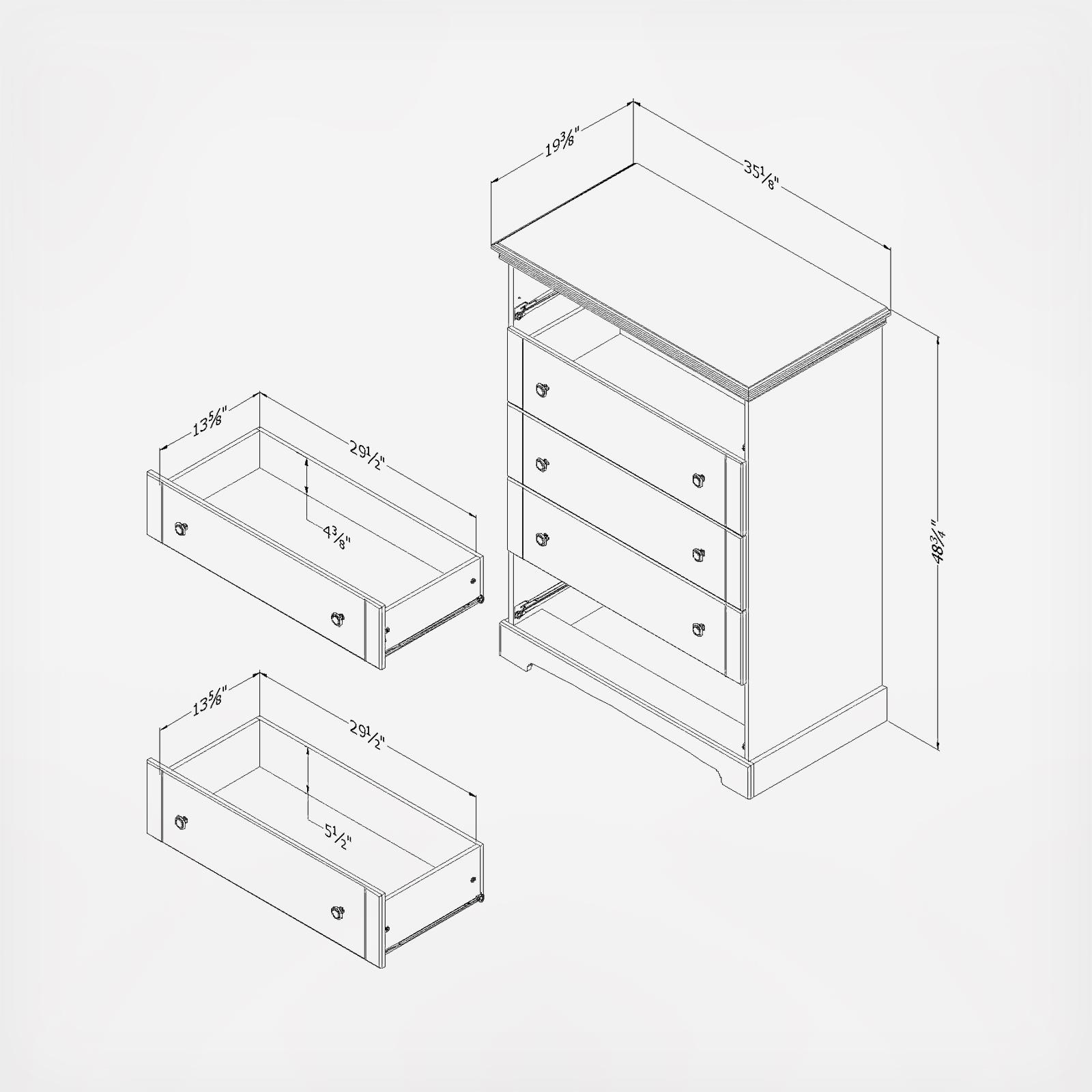 Avilla 5-Drawer Chest 8 Avilla 5-Drawer Chest