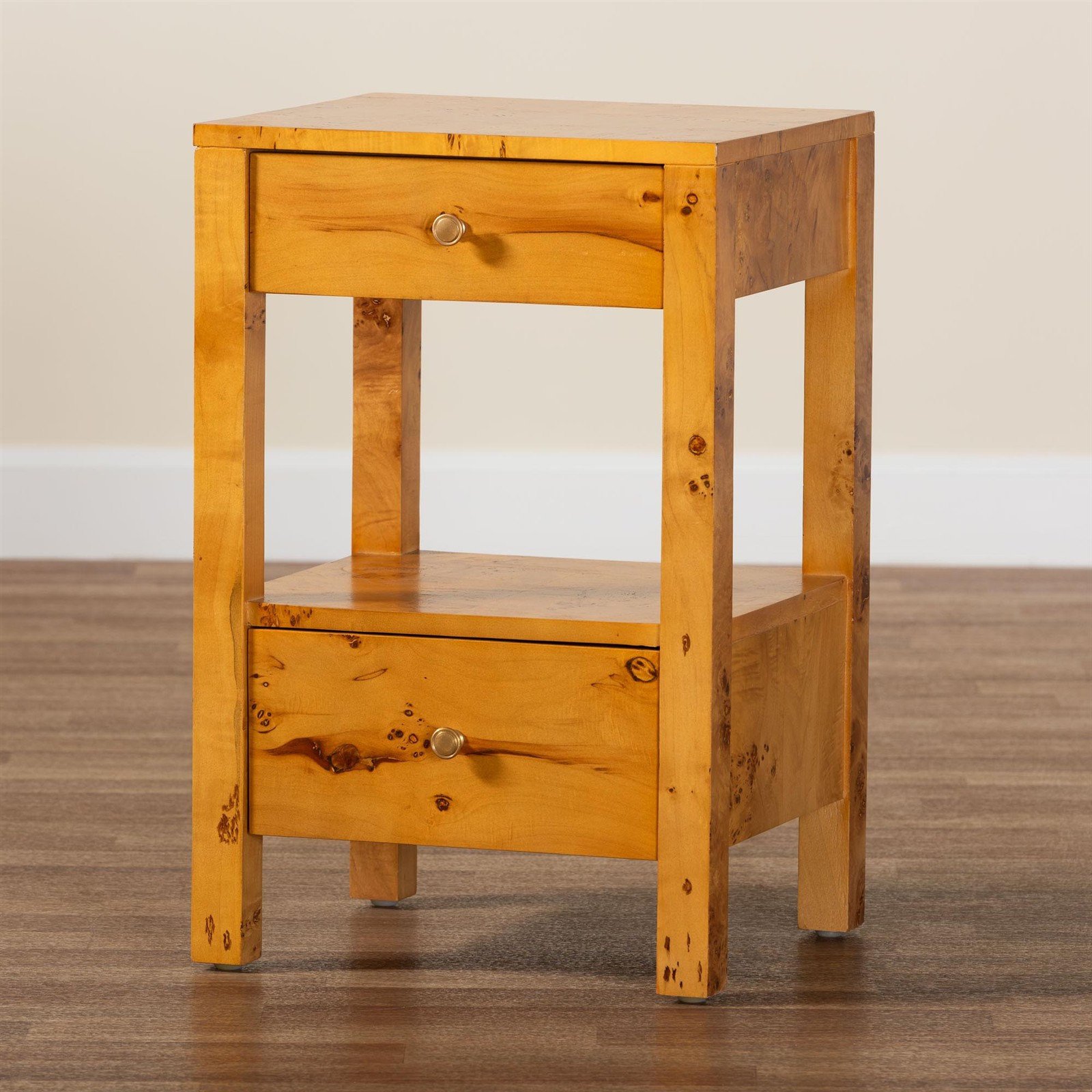 Azmi Modern & Contemporary 2-Drawer Nightstand