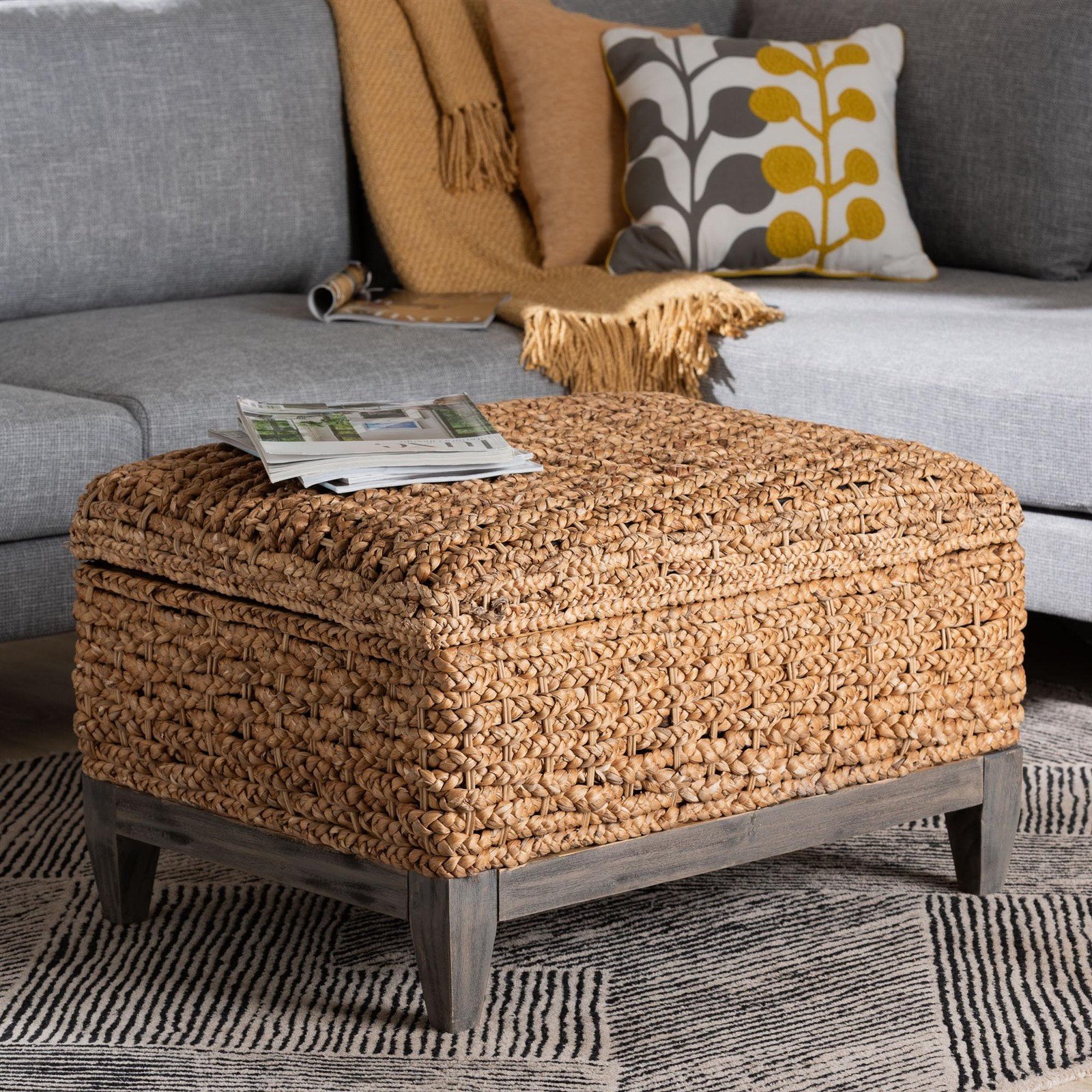 Bailey Storage Ottoman with Lift-Top Lid 14 Bailey Storage Ottoman with Lift-Top Lid