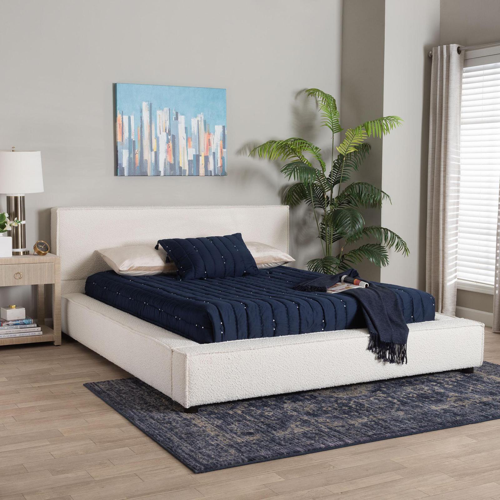 Bardia Modern Platform Bed with Wide Railing 6 Bardia Modern Platform Bed with Wide Railing