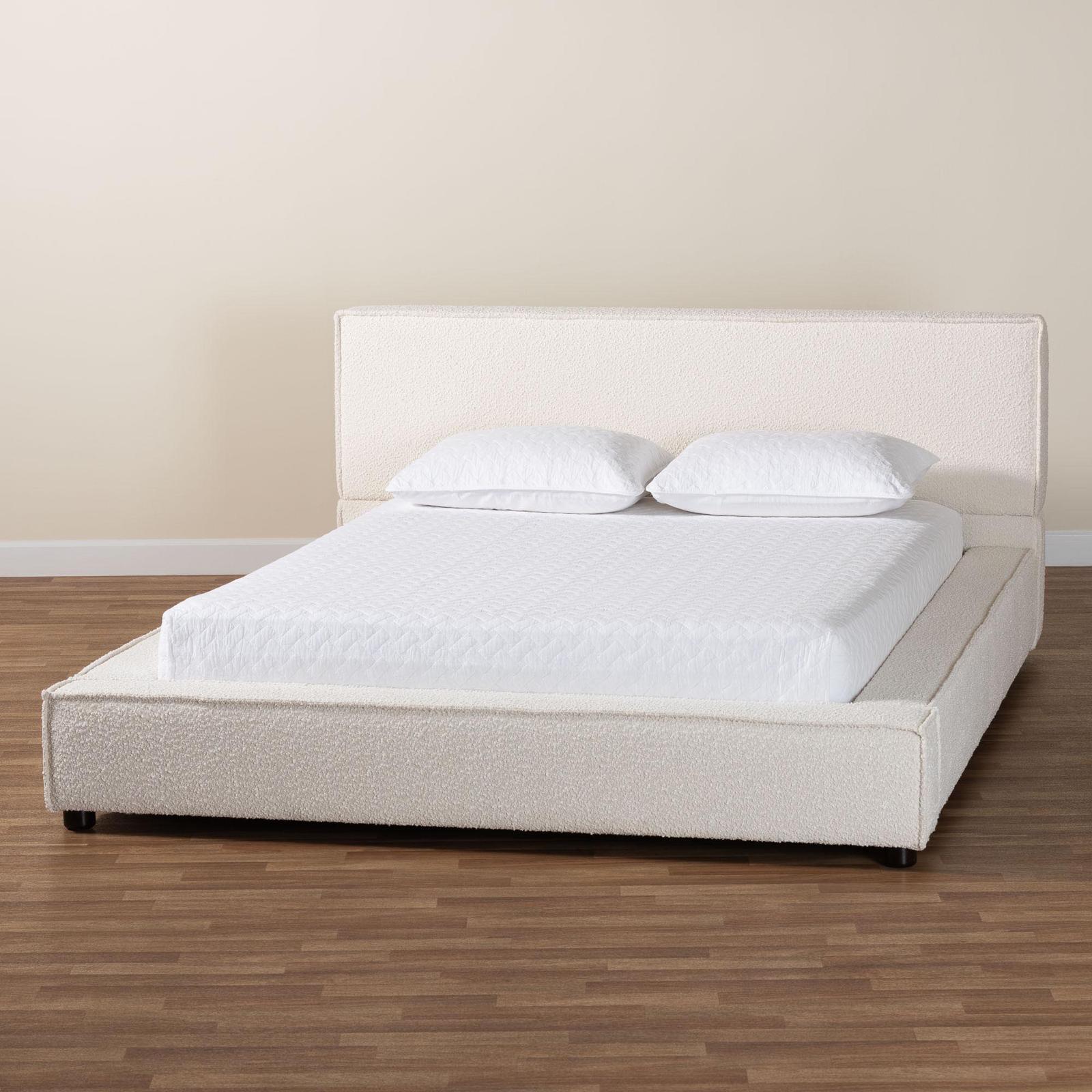 Bardia Modern Platform Bed with Wide Railing 4 Bardia Modern Platform Bed with Wide Railing