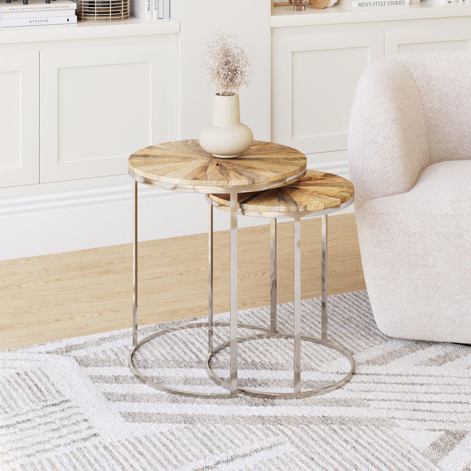Bari Nesting 2-Piece Table Set