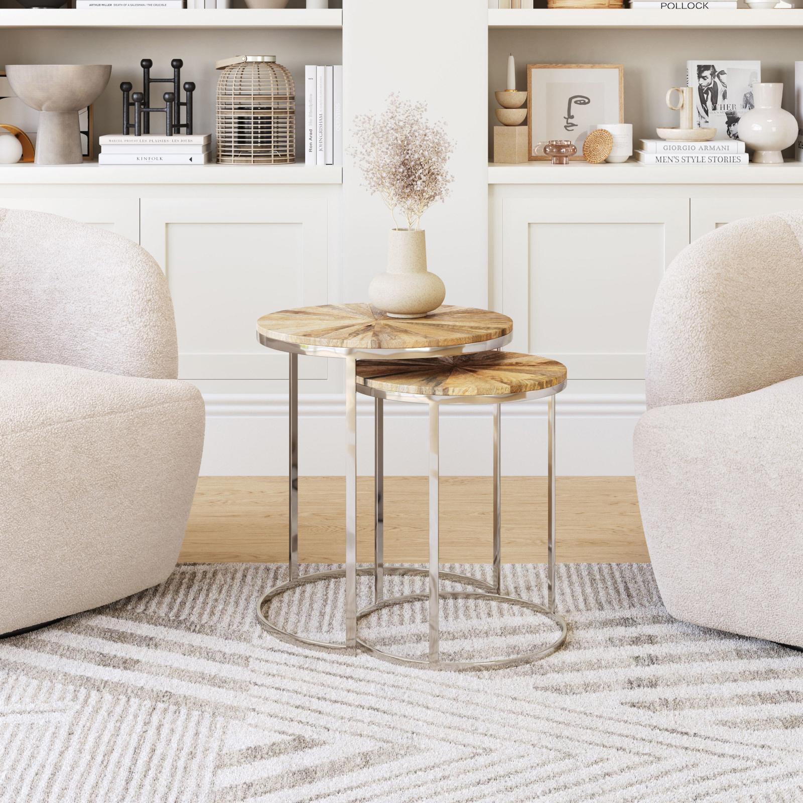Bari Nesting 2-Piece Table Set 3 Bari Nesting 2-Piece Table Set