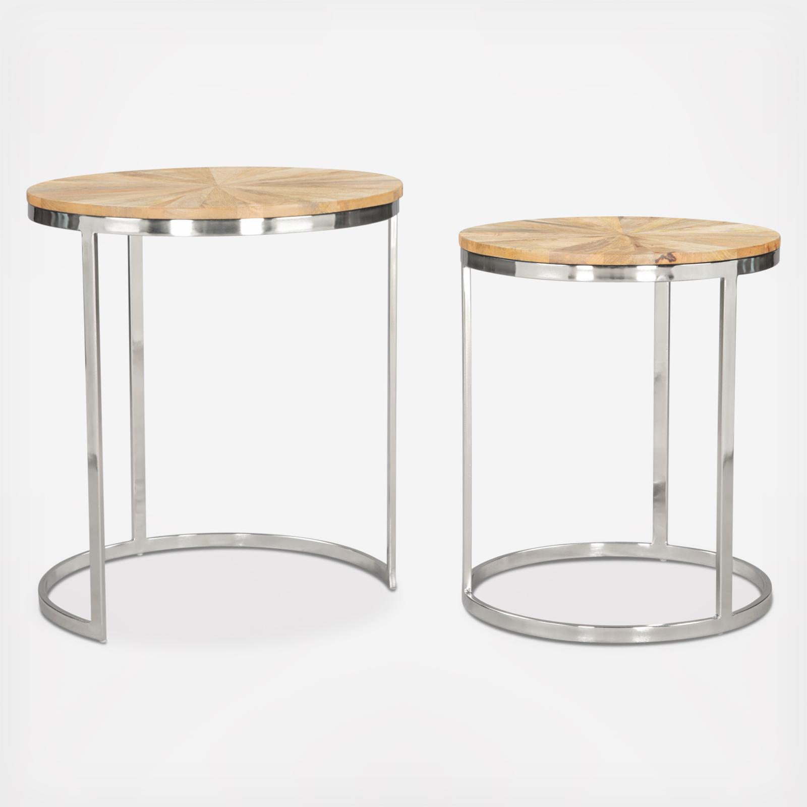 Bari Nesting 2-Piece Table Set 5 Bari Nesting 2-Piece Table Set