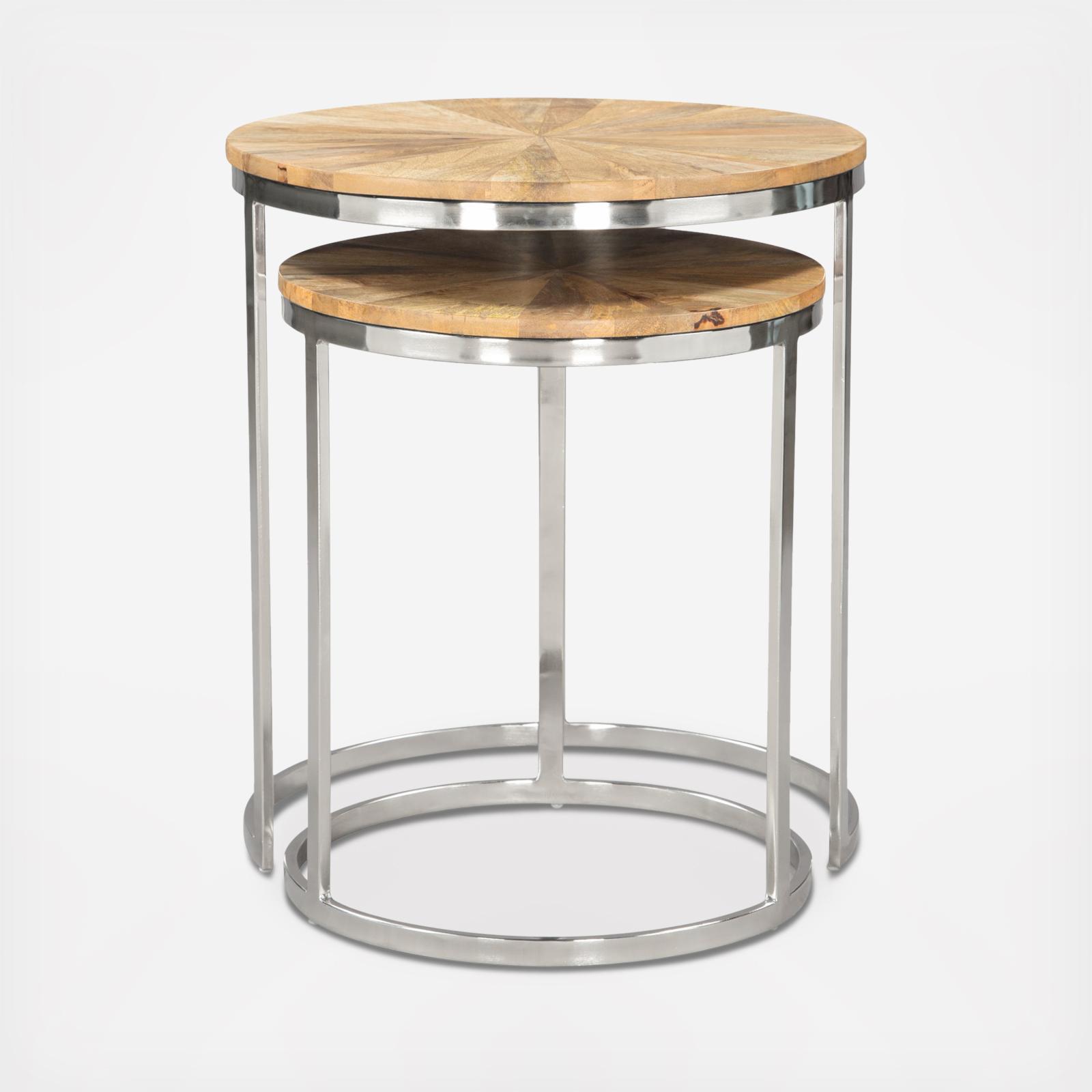 Bari Nesting 2-Piece Table Set 6 Bari Nesting 2-Piece Table Set