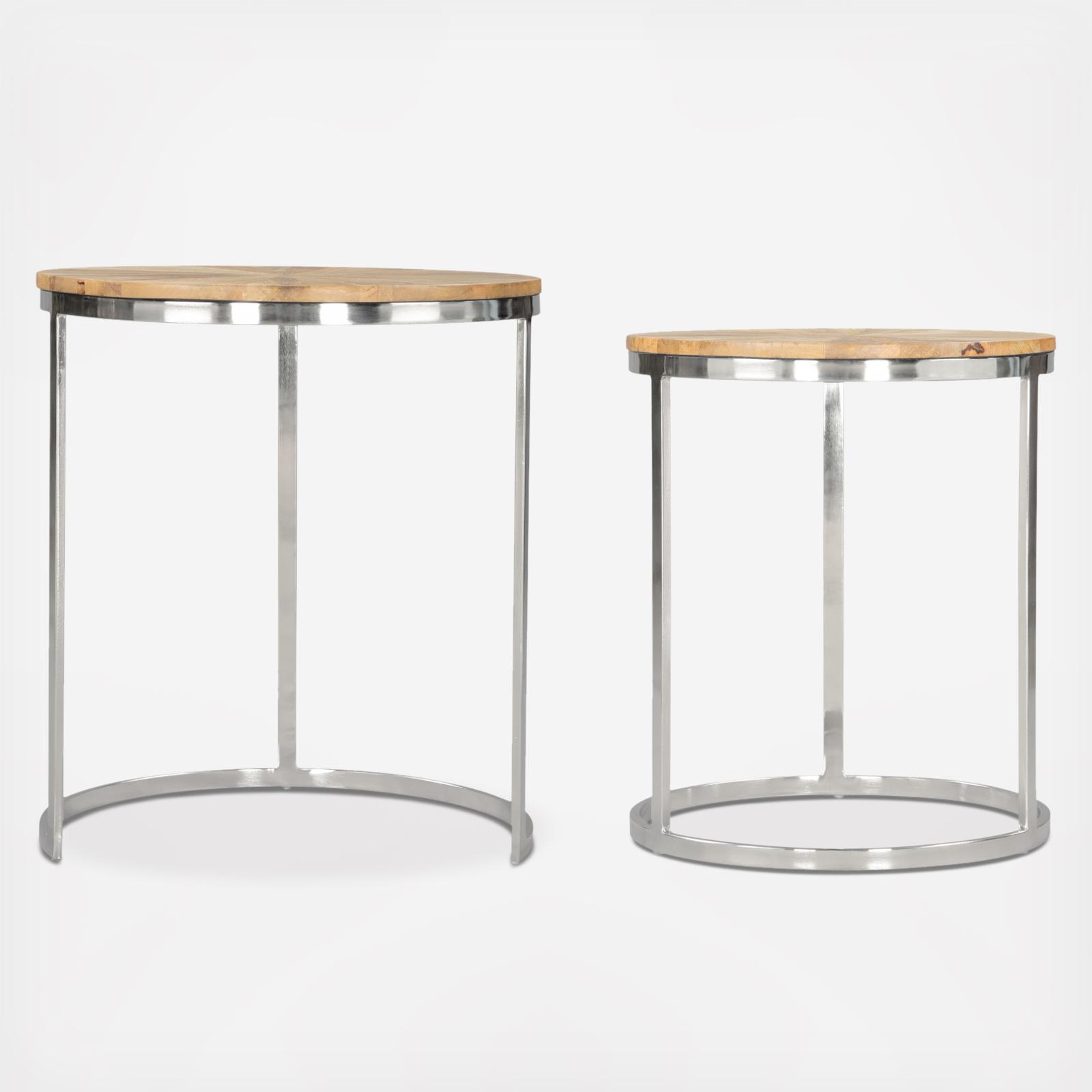 Bari Nesting 2-Piece Table Set 7 Bari Nesting 2-Piece Table Set