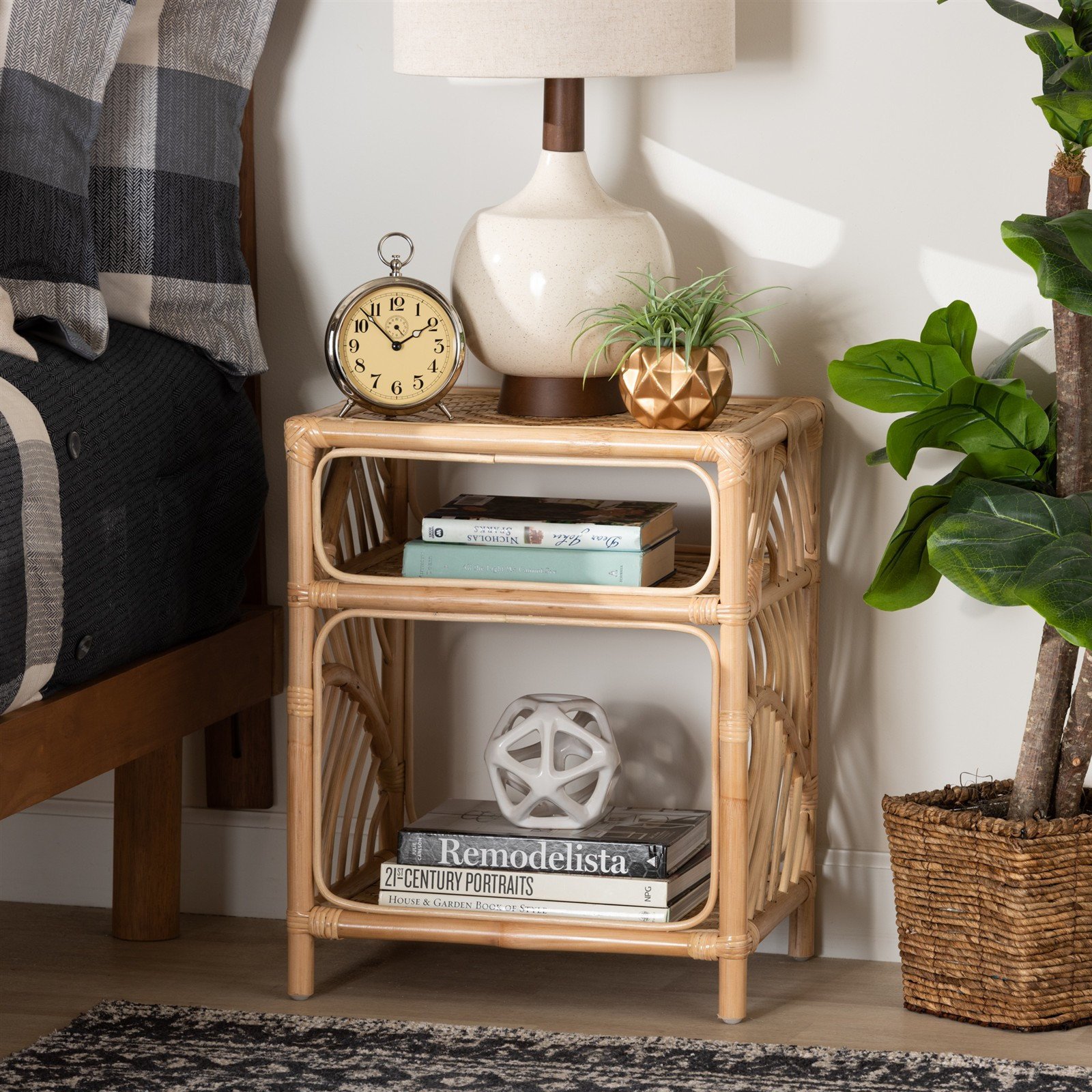Baara Modern Bohemian Nightstand 3 Baara Modern Bohemian Nightstand