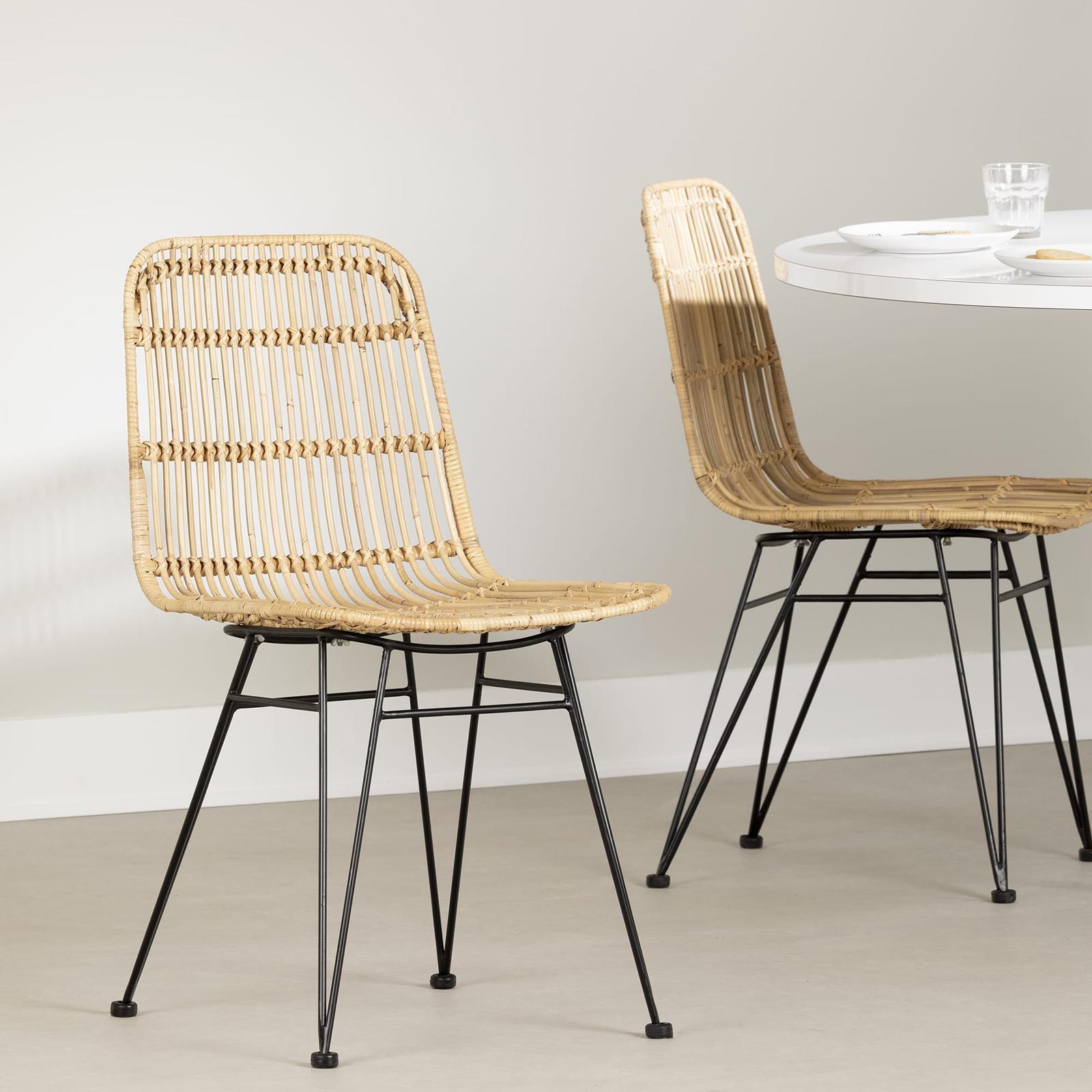 Balka Rattan Dining Chair, Set of 2 12 Balka Rattan Dining Chair, Set of 2