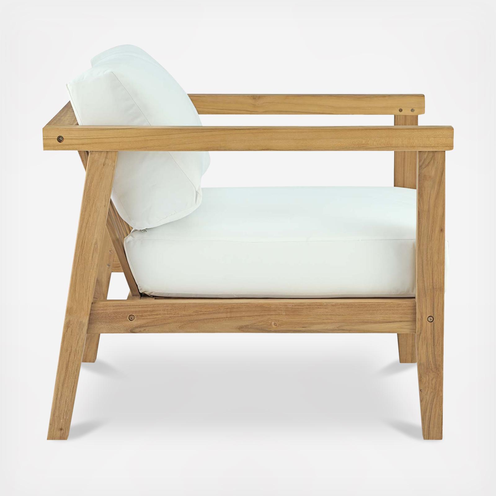 Bayport Outdoor Teak Armchair 2 Bayport Outdoor Teak Armchair