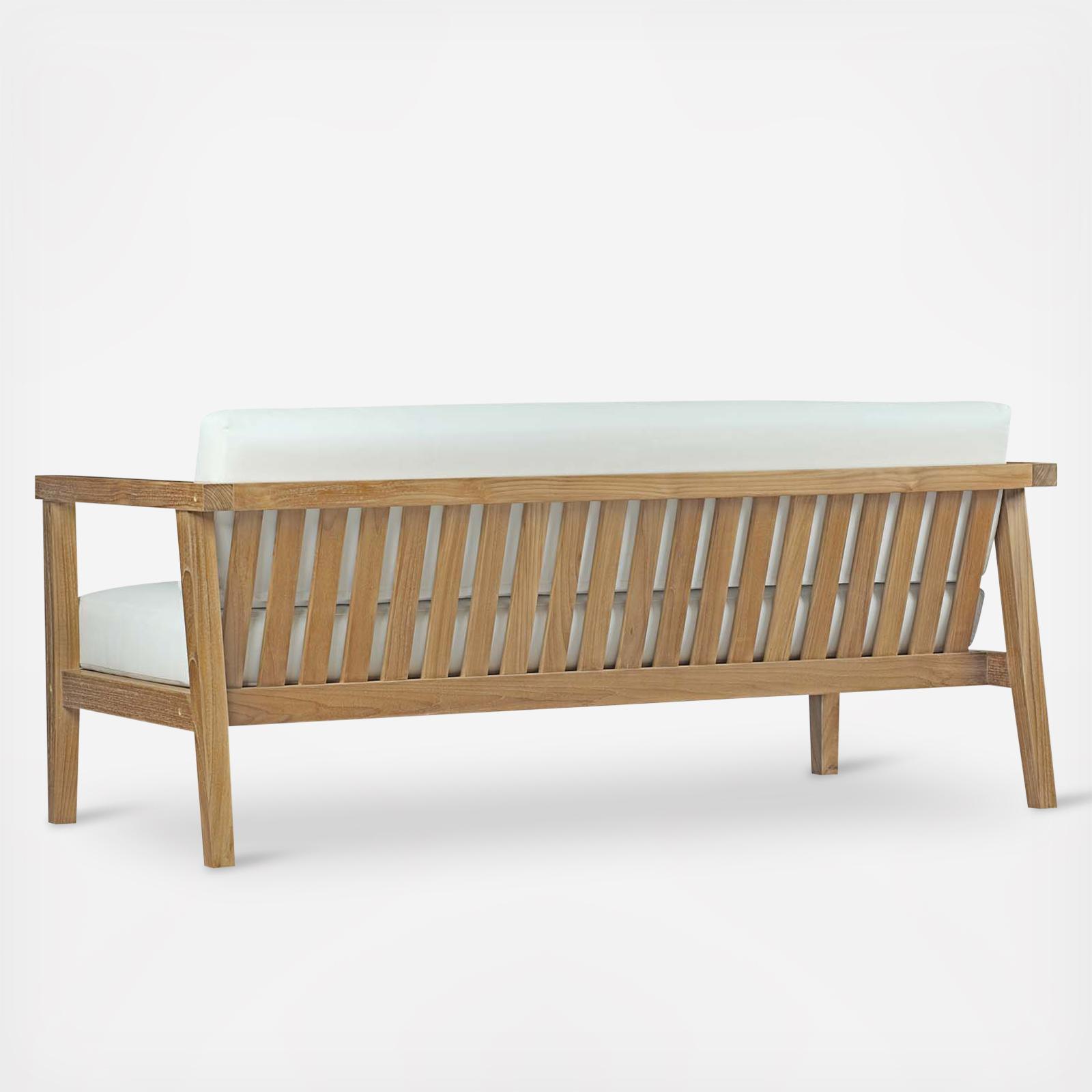 Bayport Outdoor Teak Loveseat