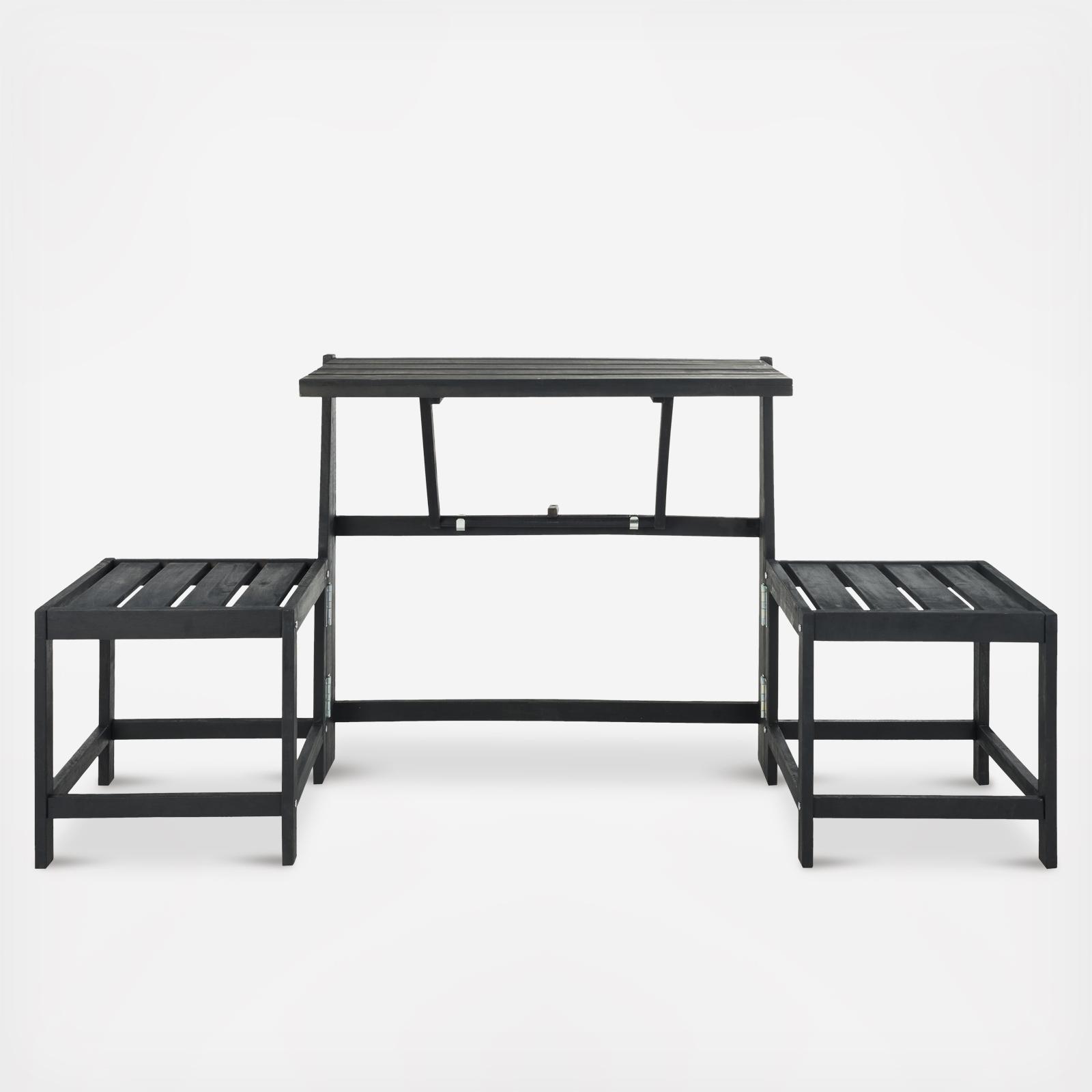 Belamy Transformer Outdoor Bench 3 Belamy Transformer Outdoor Bench