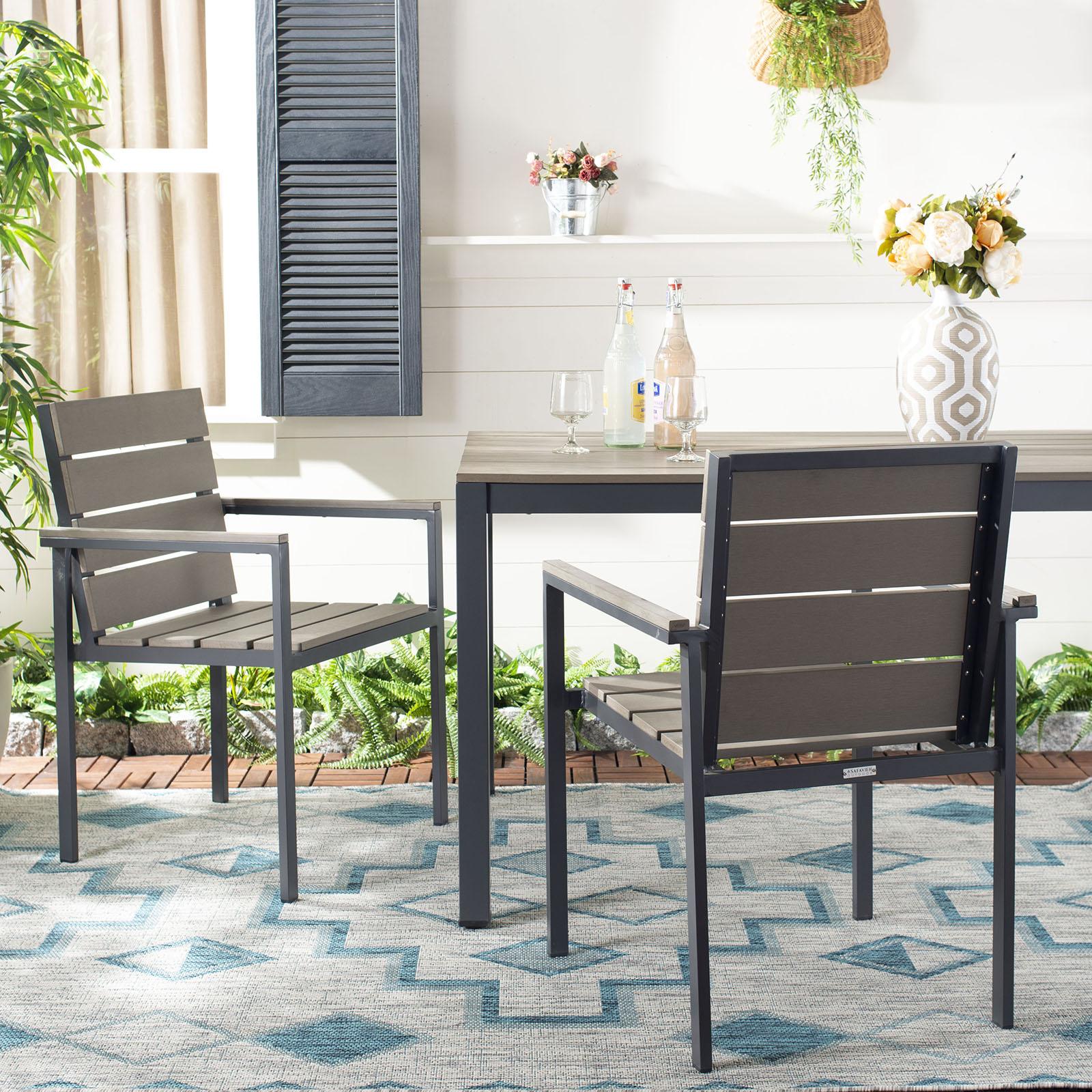 Beldan Stackable Outdoor Chair, Set of 2 1 Beldan Stackable Outdoor Chair, Set of 2