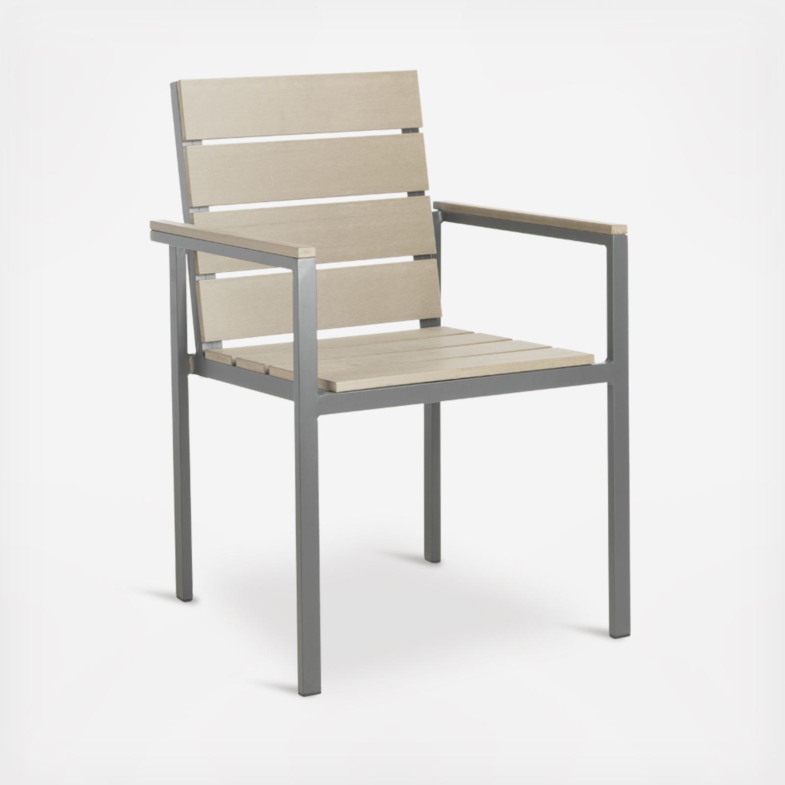Beldan Stackable Outdoor Chair, Set of 2 3 Beldan Stackable Outdoor Chair, Set of 2