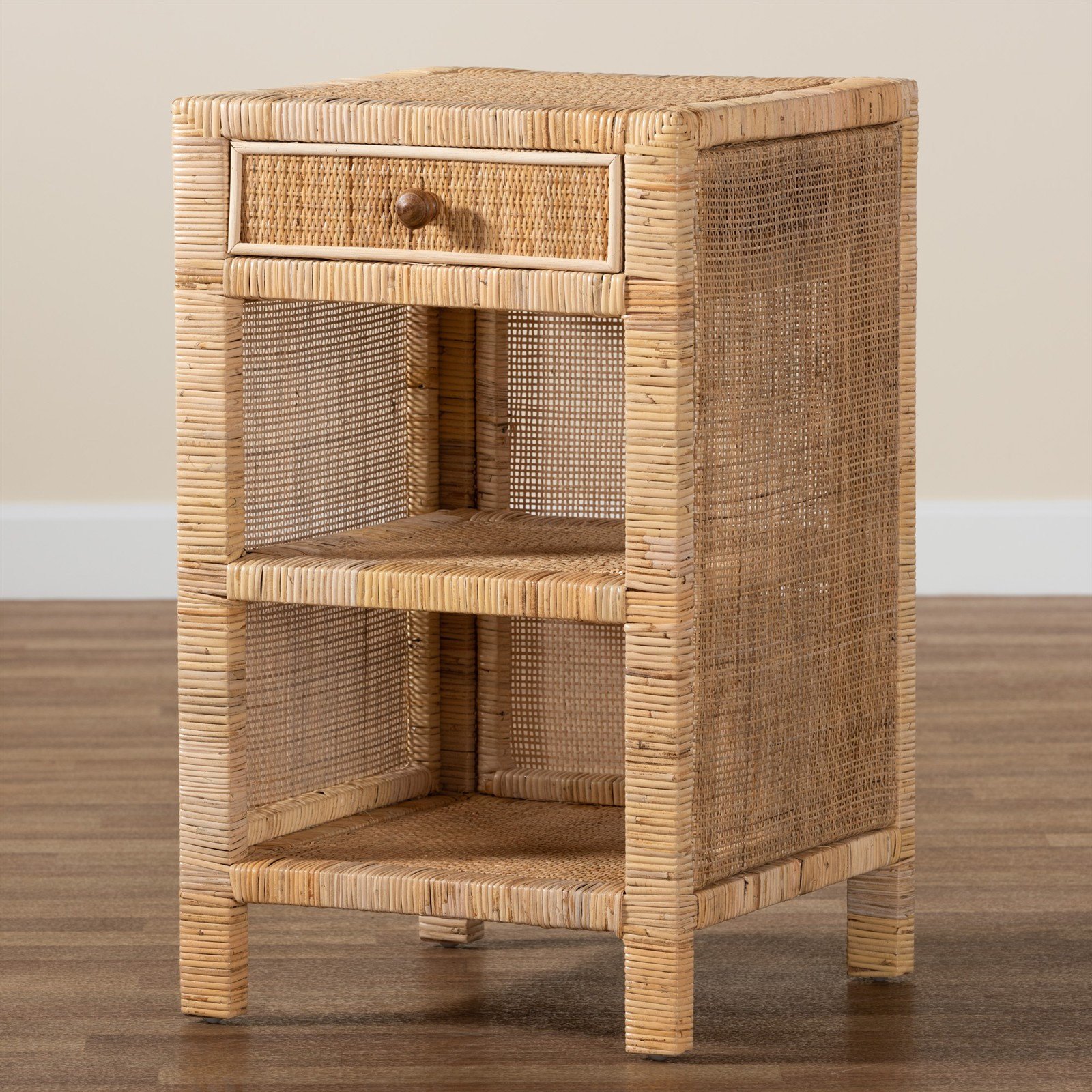 Bella Modern Bohemian 1-Drawer Nightstand 16 Bella Modern Bohemian 1-Drawer Nightstand