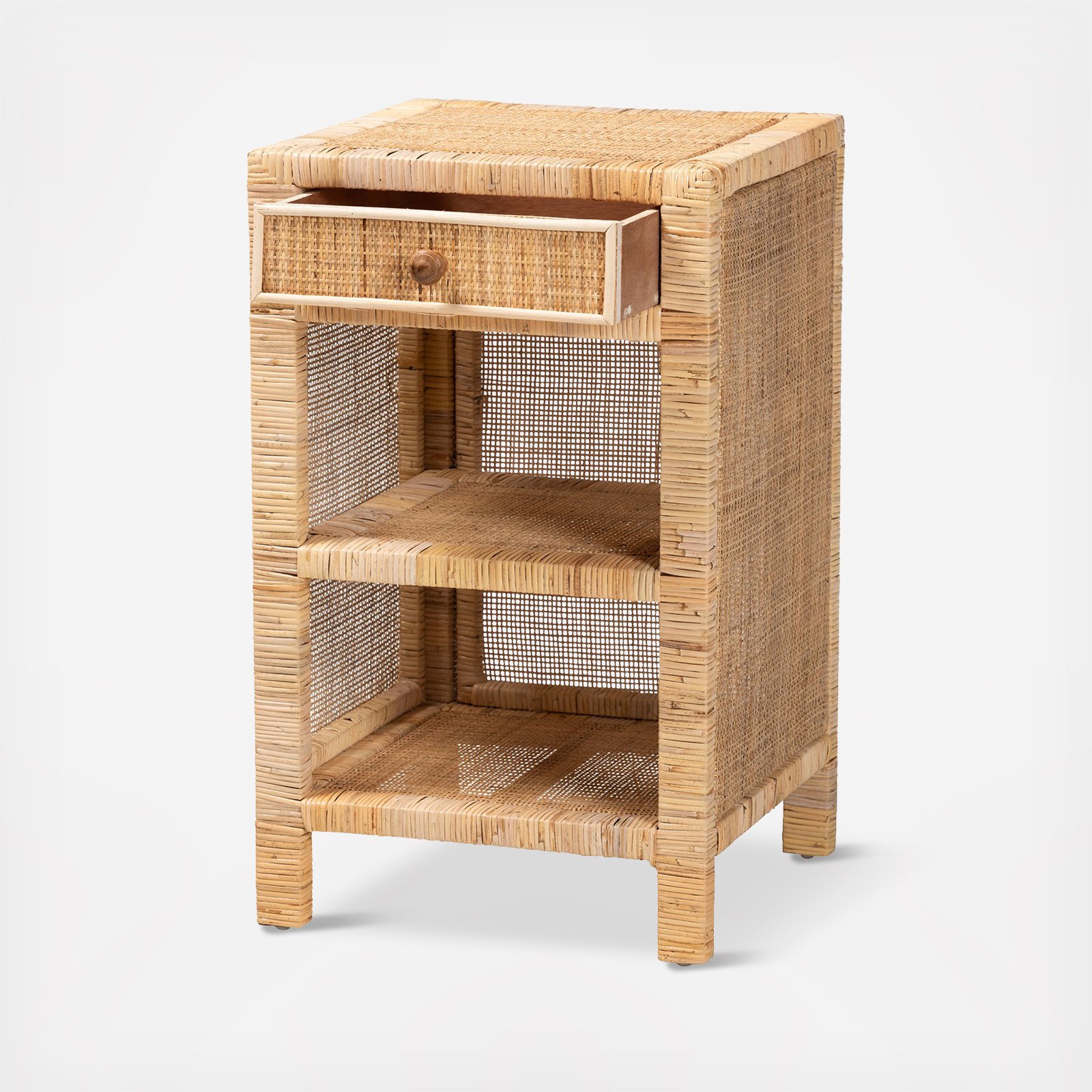 Bella Modern Bohemian 1-Drawer Nightstand 4 Bella Modern Bohemian 1-Drawer Nightstand
