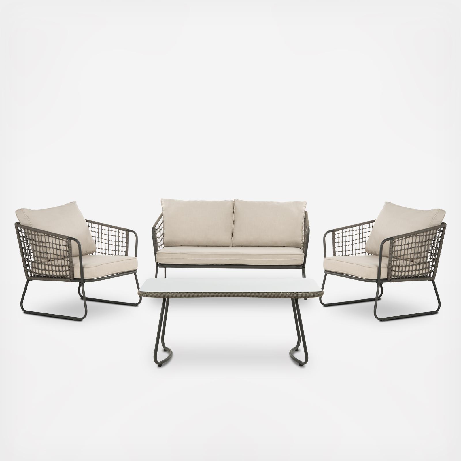 Benjin 4-Piece Outdoor Living Set 8 Benjin 4-Piece Outdoor Living Set