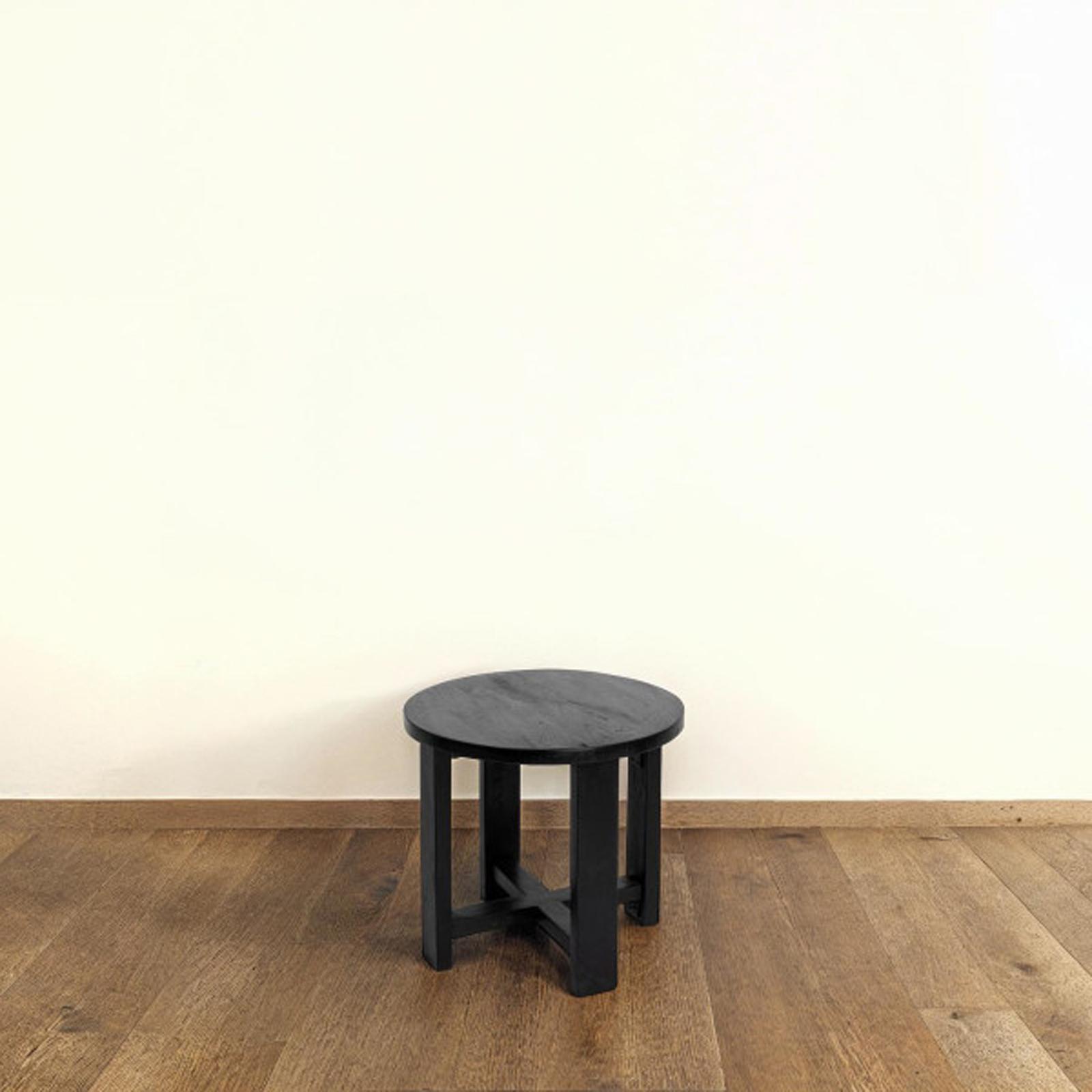 Blakely Elegant Trestle Round End Table 3 Blakely Elegant Trestle Round End Table