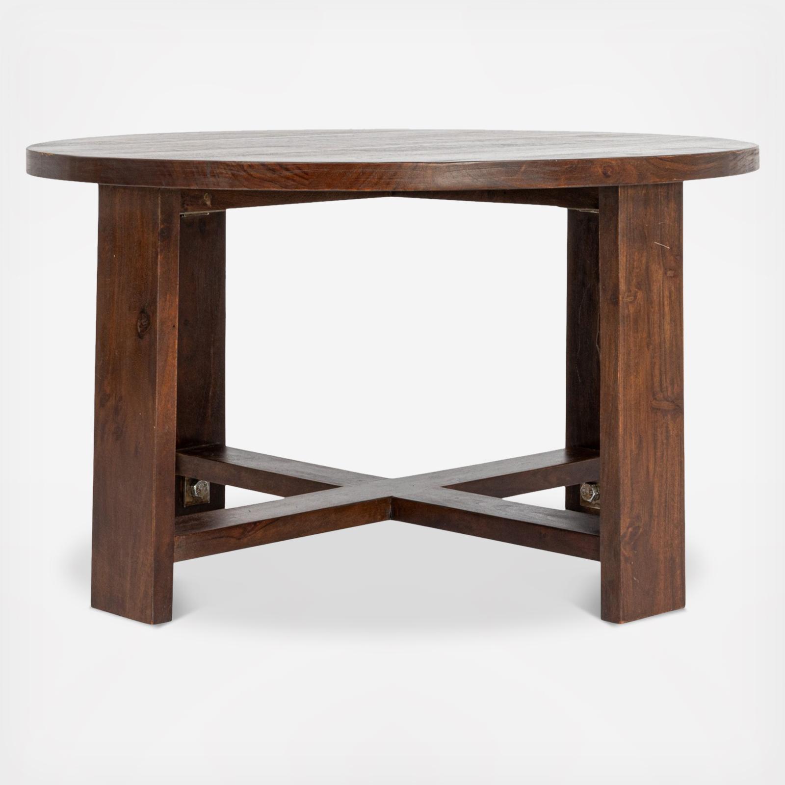 Blakely Trestle Round Coffee Table 2 Blakely Trestle Round Coffee Table
