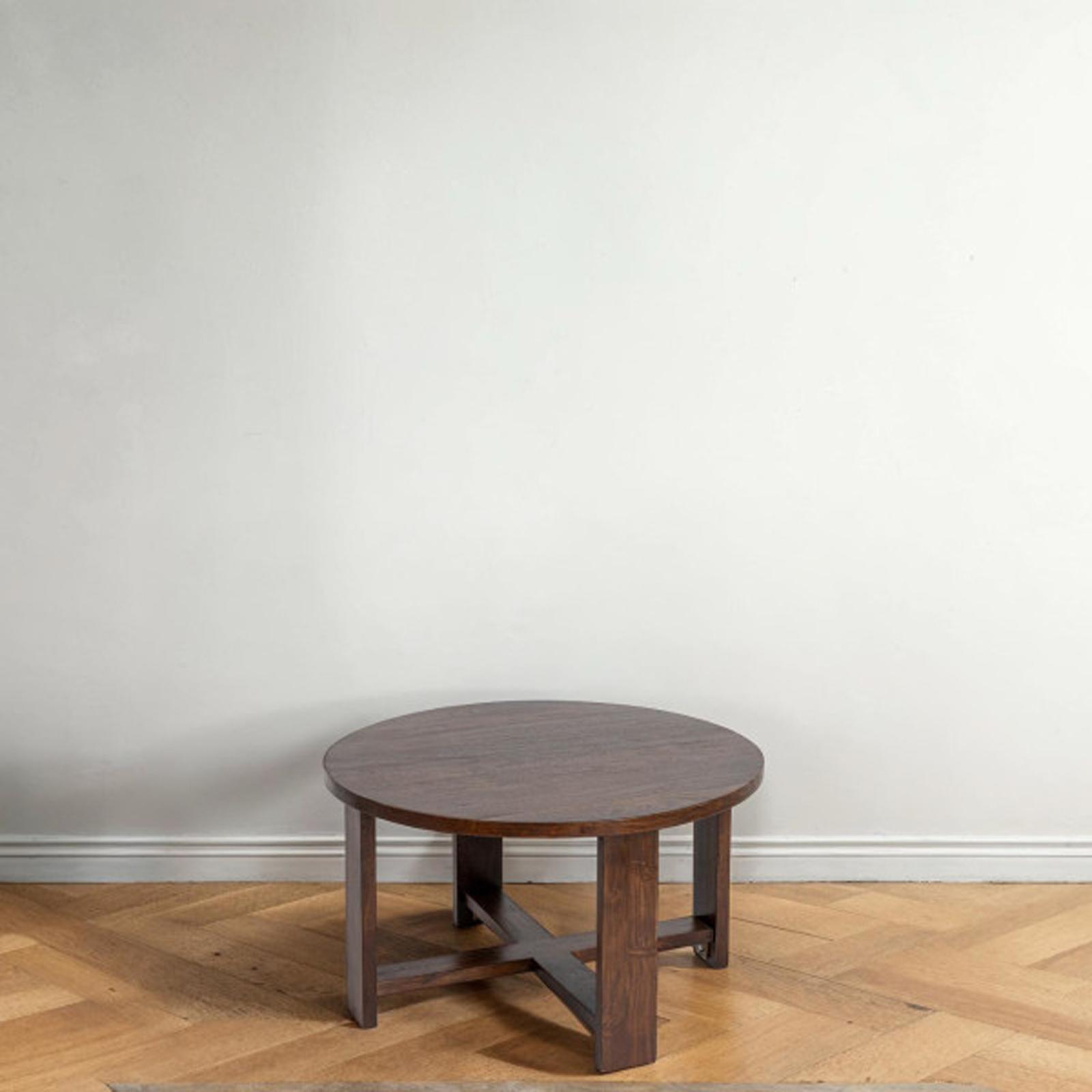 Blakely Trestle Round Coffee Table 3 Blakely Trestle Round Coffee Table