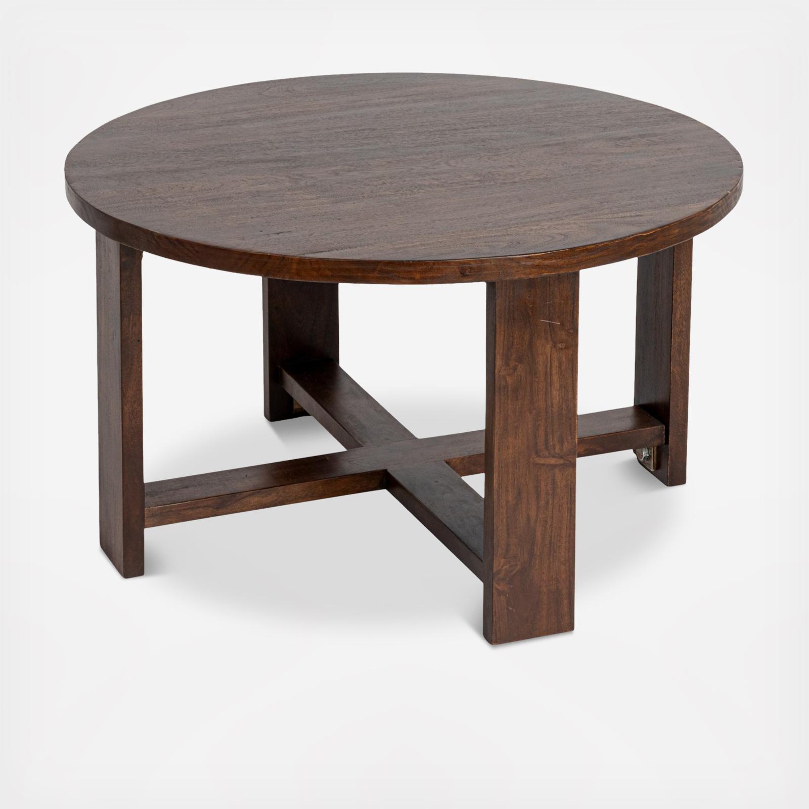 Blakely Trestle Round Coffee Table 6 Blakely Trestle Round Coffee Table