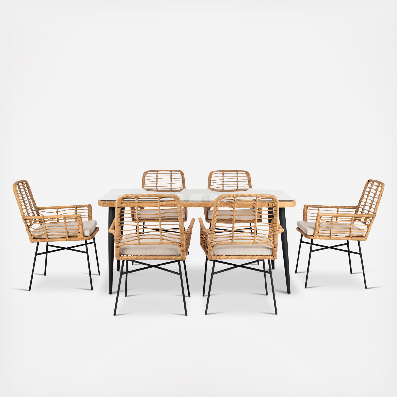 Beson 7-Piece Outdoor Dining Set