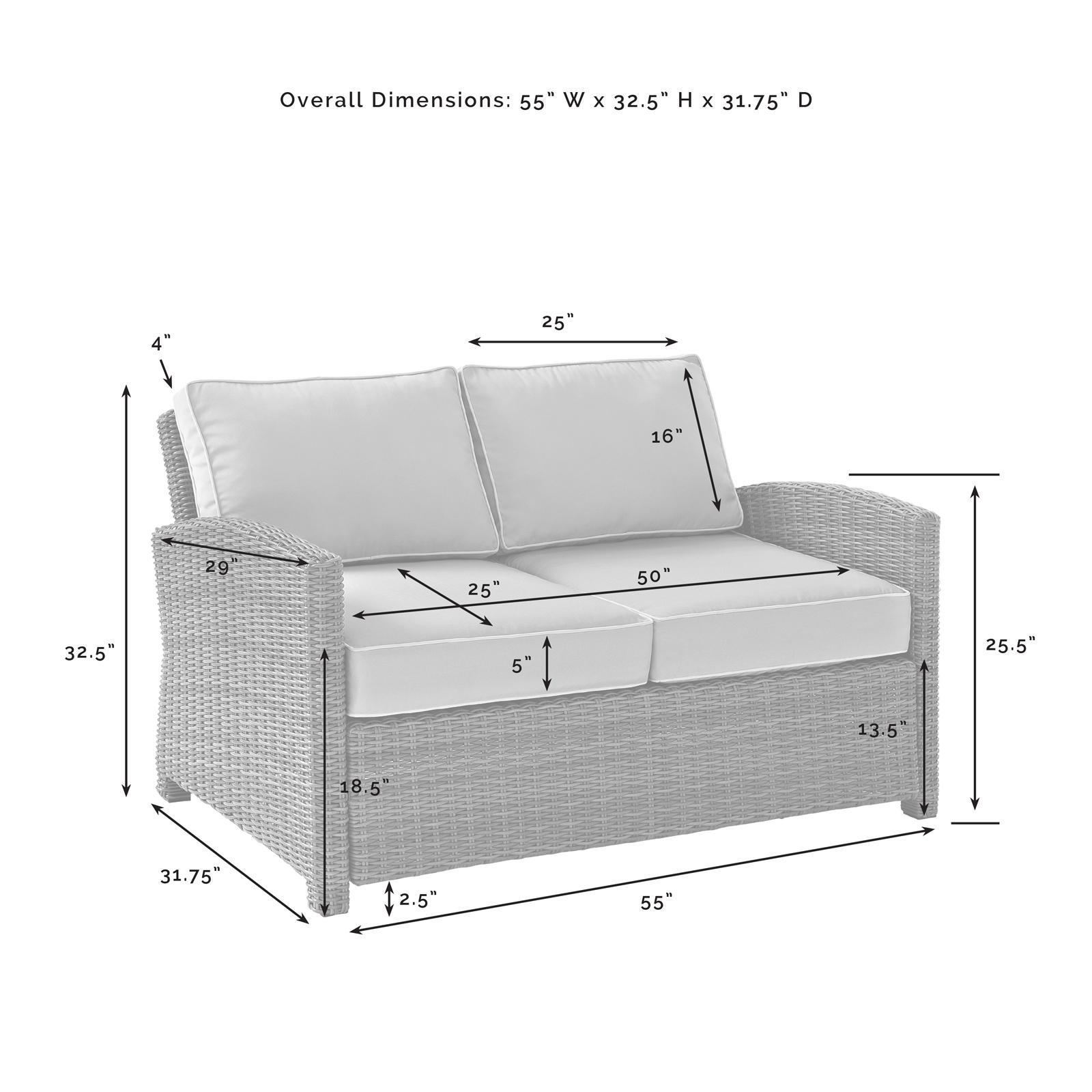 Bradenton Outdoor Loveseat 8 Bradenton Outdoor Loveseat