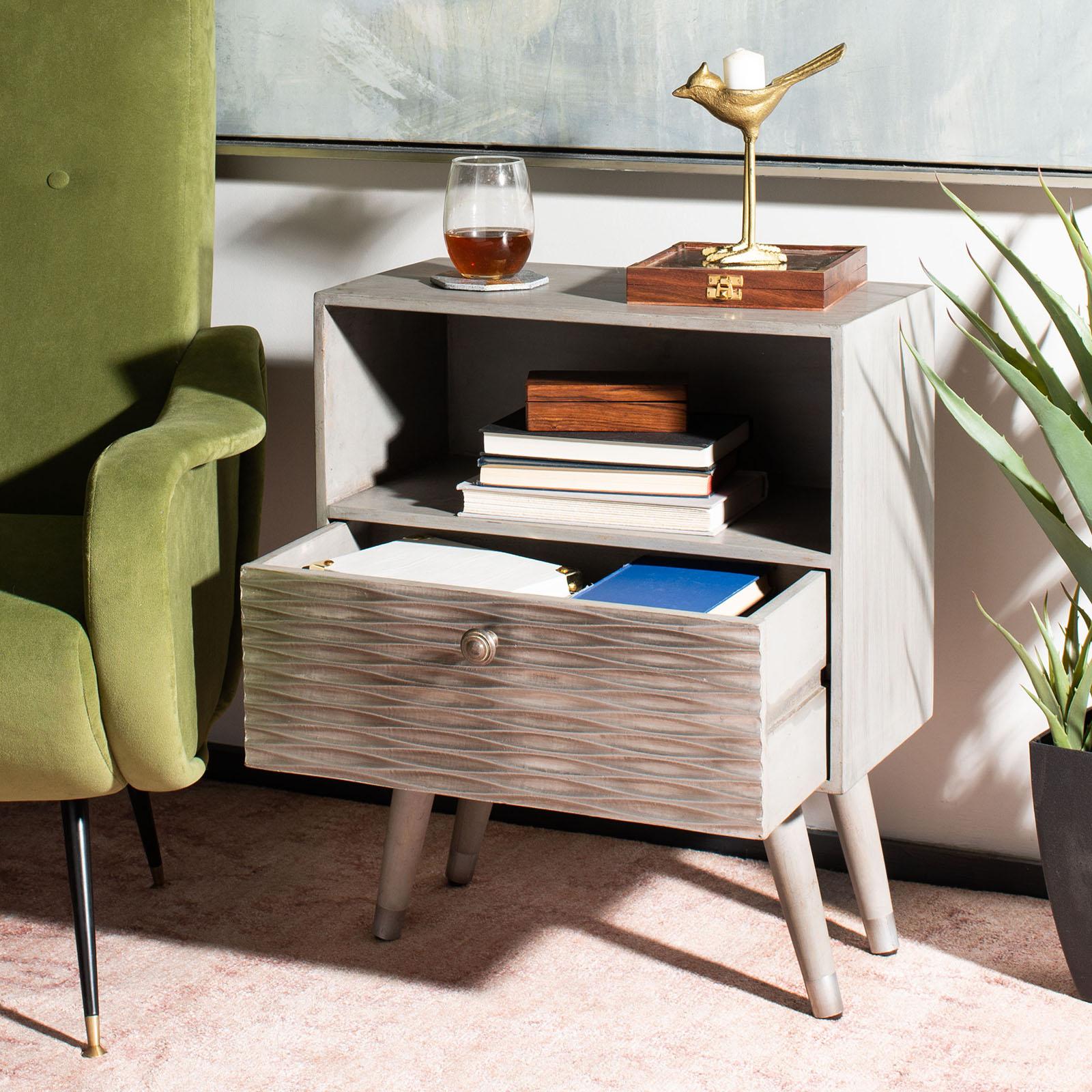 Brandy Textured Nightstand 4 Brandy Textured Nightstand