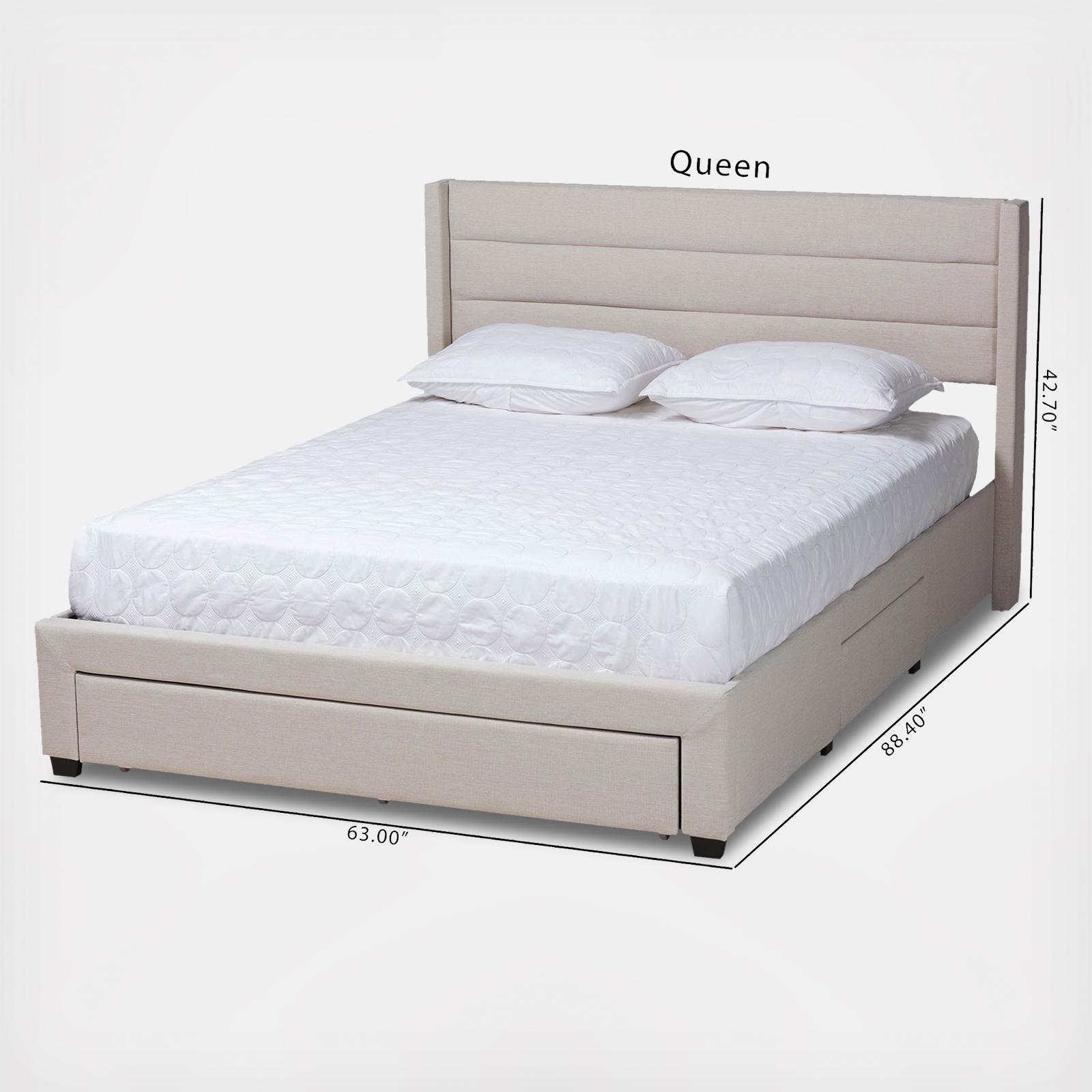 Braylon Mid-Century Modern Platform Bed 8 Braylon Mid-Century Modern Platform Bed