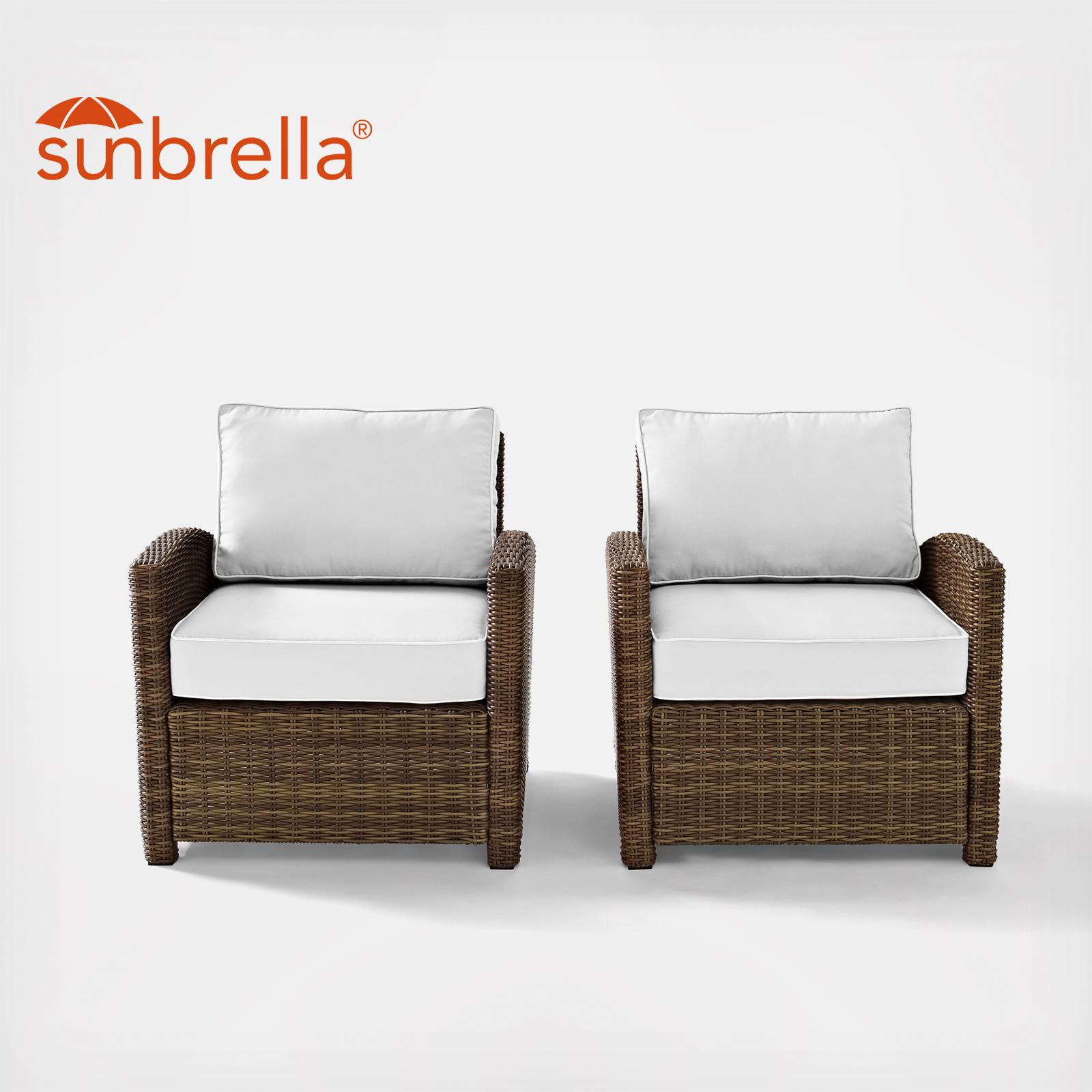 Bradenton Outdoor Armchair, Set of 2 3 Bradenton Outdoor Armchair, Set of 2