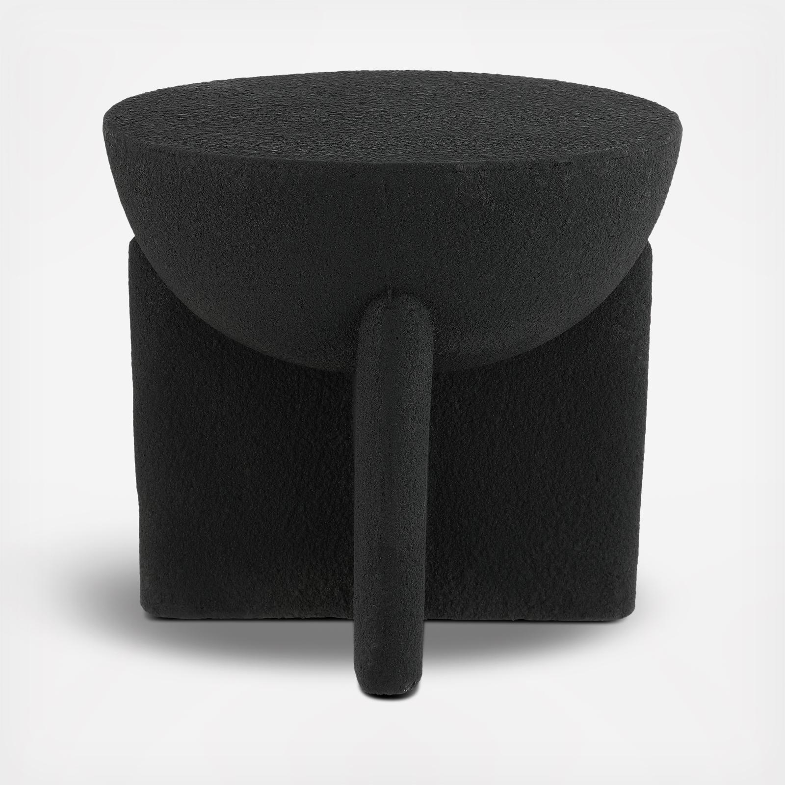 Brady Minimalist Modern Drum Accent Table 2 Brady Minimalist Modern Drum Accent Table