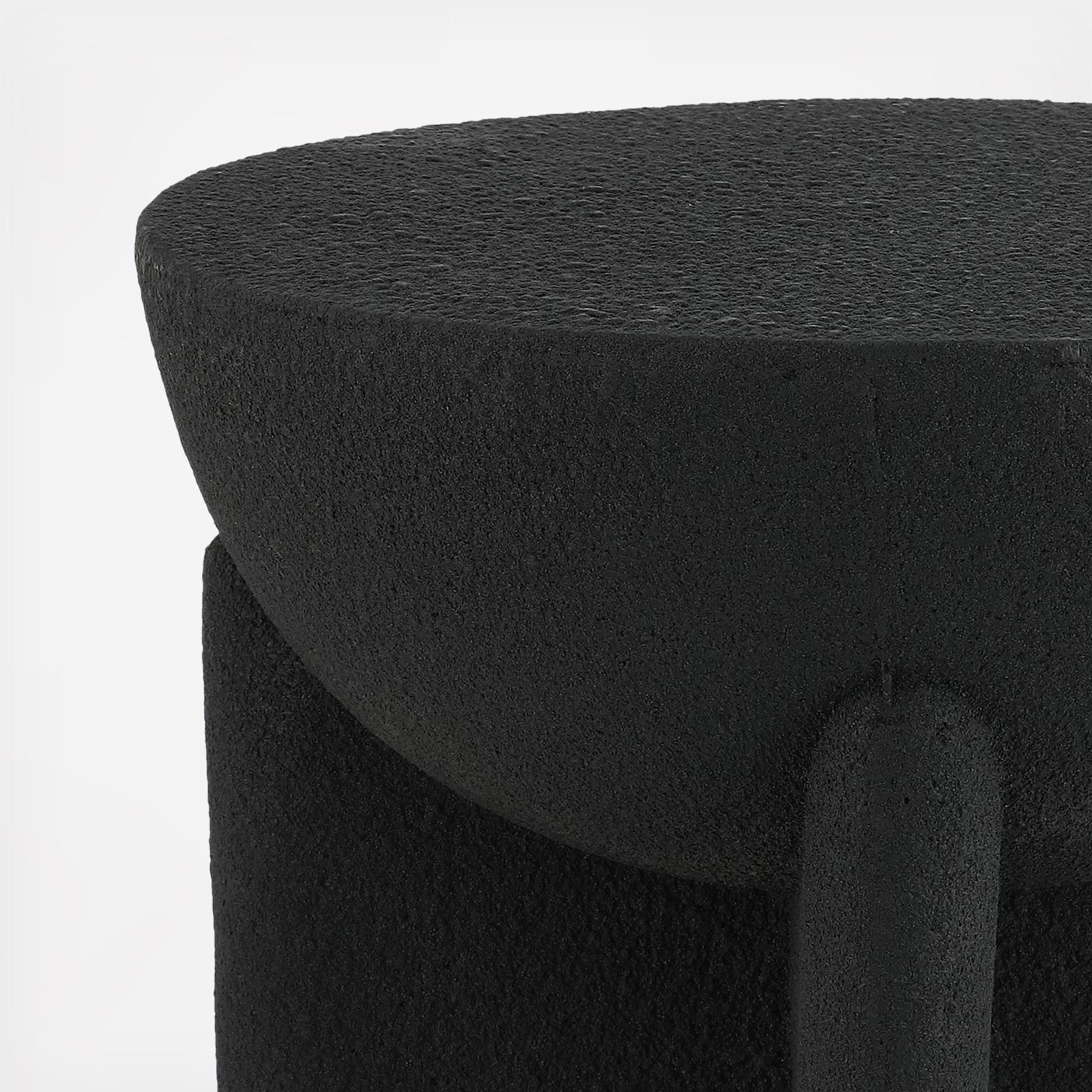 Brady Minimalist Modern Drum Accent Table 3 Brady Minimalist Modern Drum Accent Table