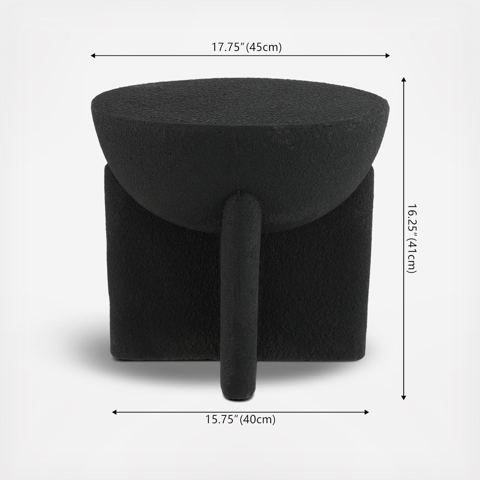 Brady Minimalist Modern Drum Accent Table 6 Brady Minimalist Modern Drum Accent Table