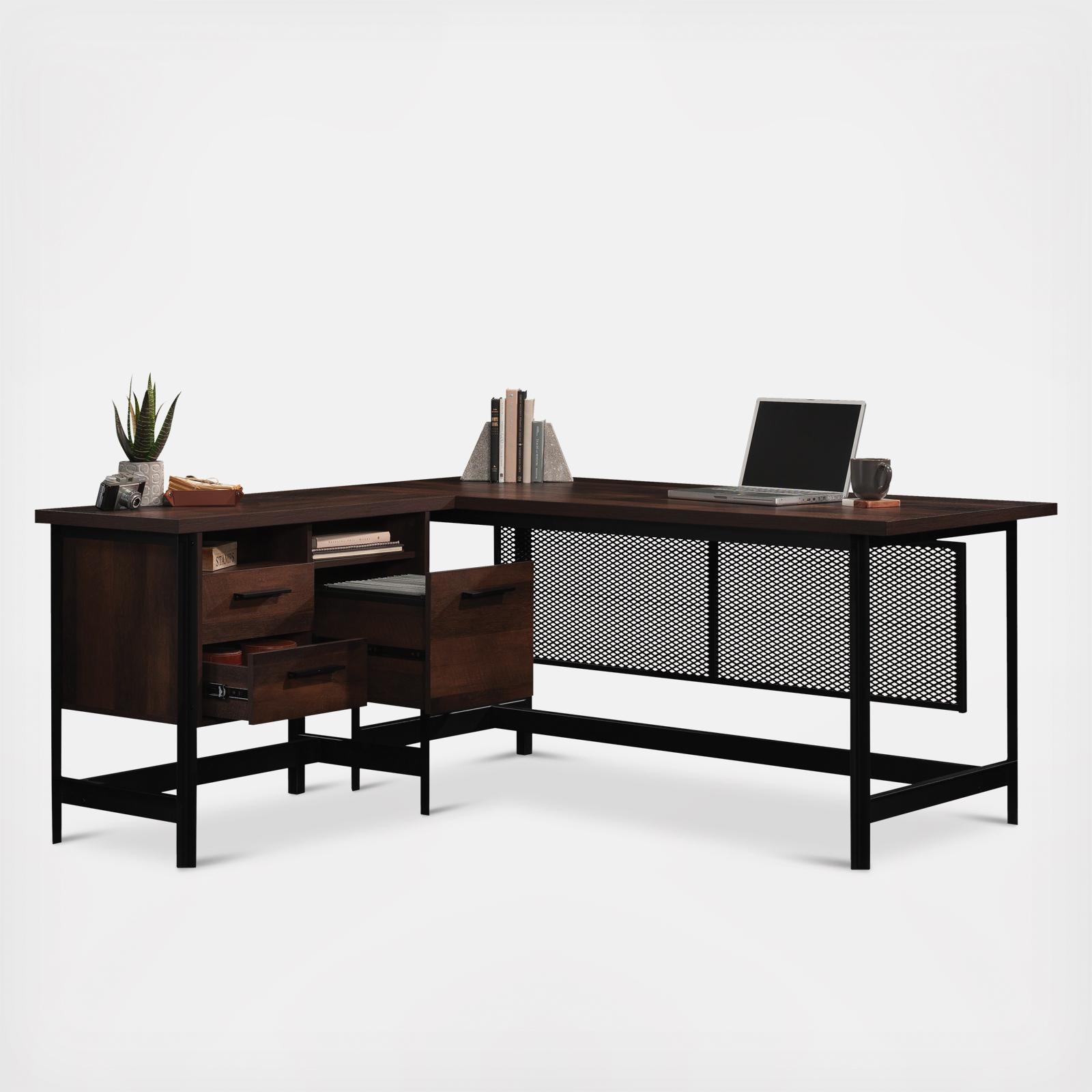 Briarbrook L-Shaped Computer Desk 6 Briarbrook L-Shaped Computer Desk